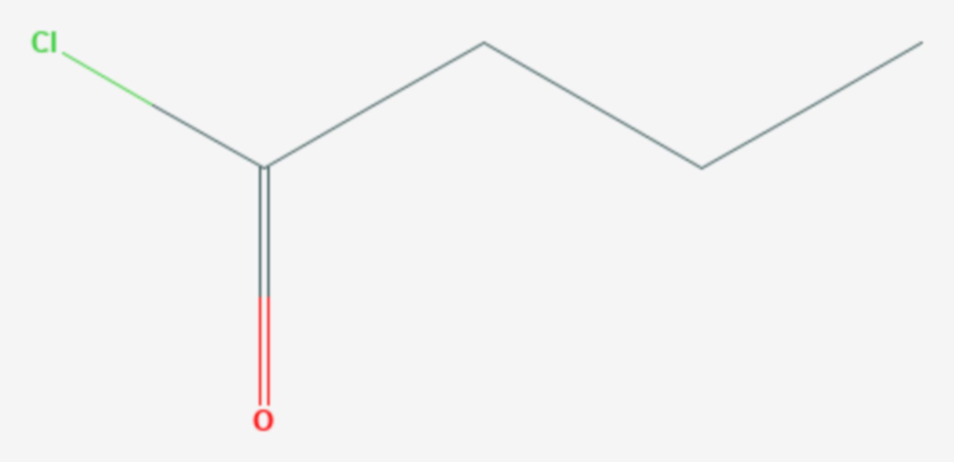 Butyrylchlorid (Strukturformel)