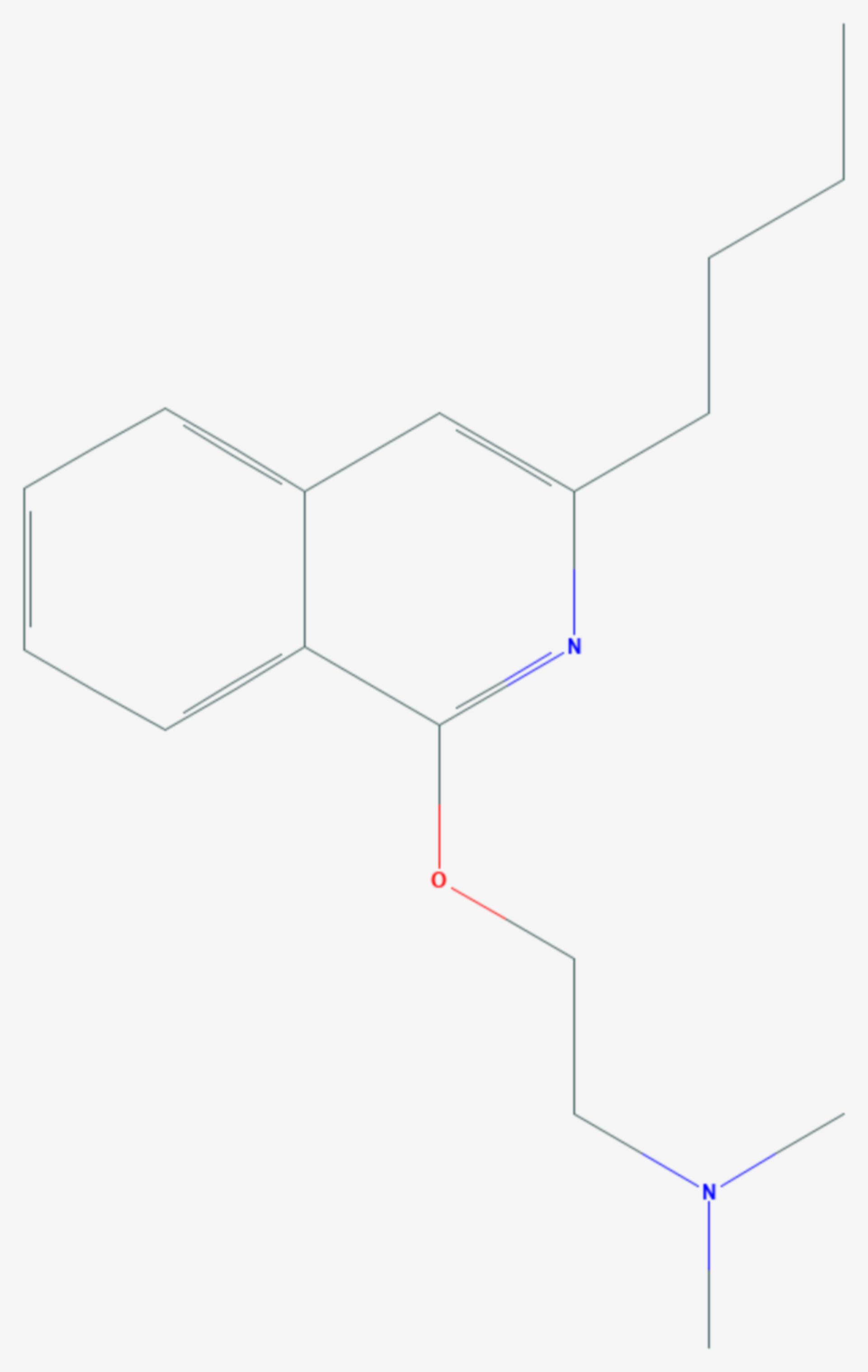 Quinisocain (Strukturformel)
