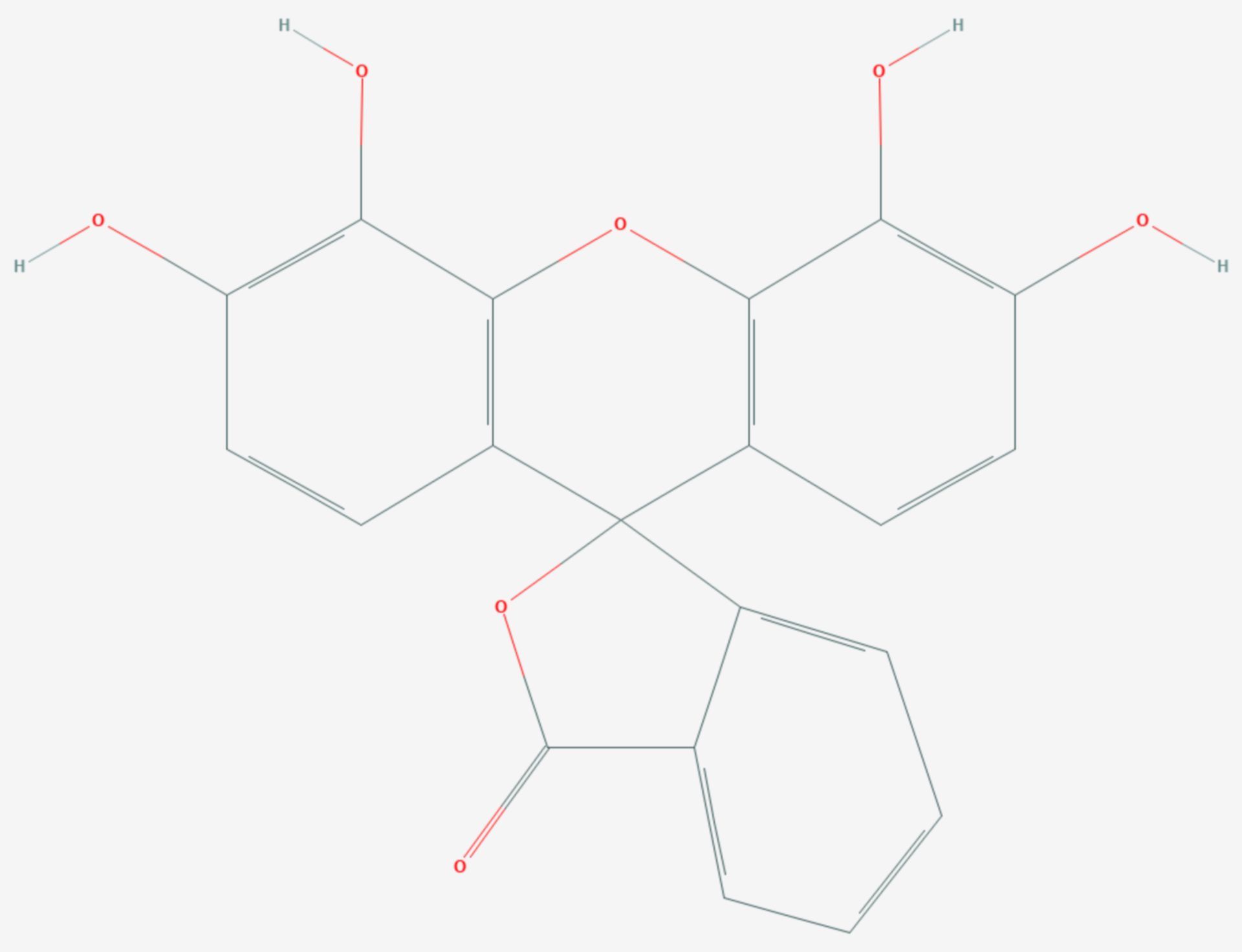 Pyrogallolphthalein (Strukturformel)