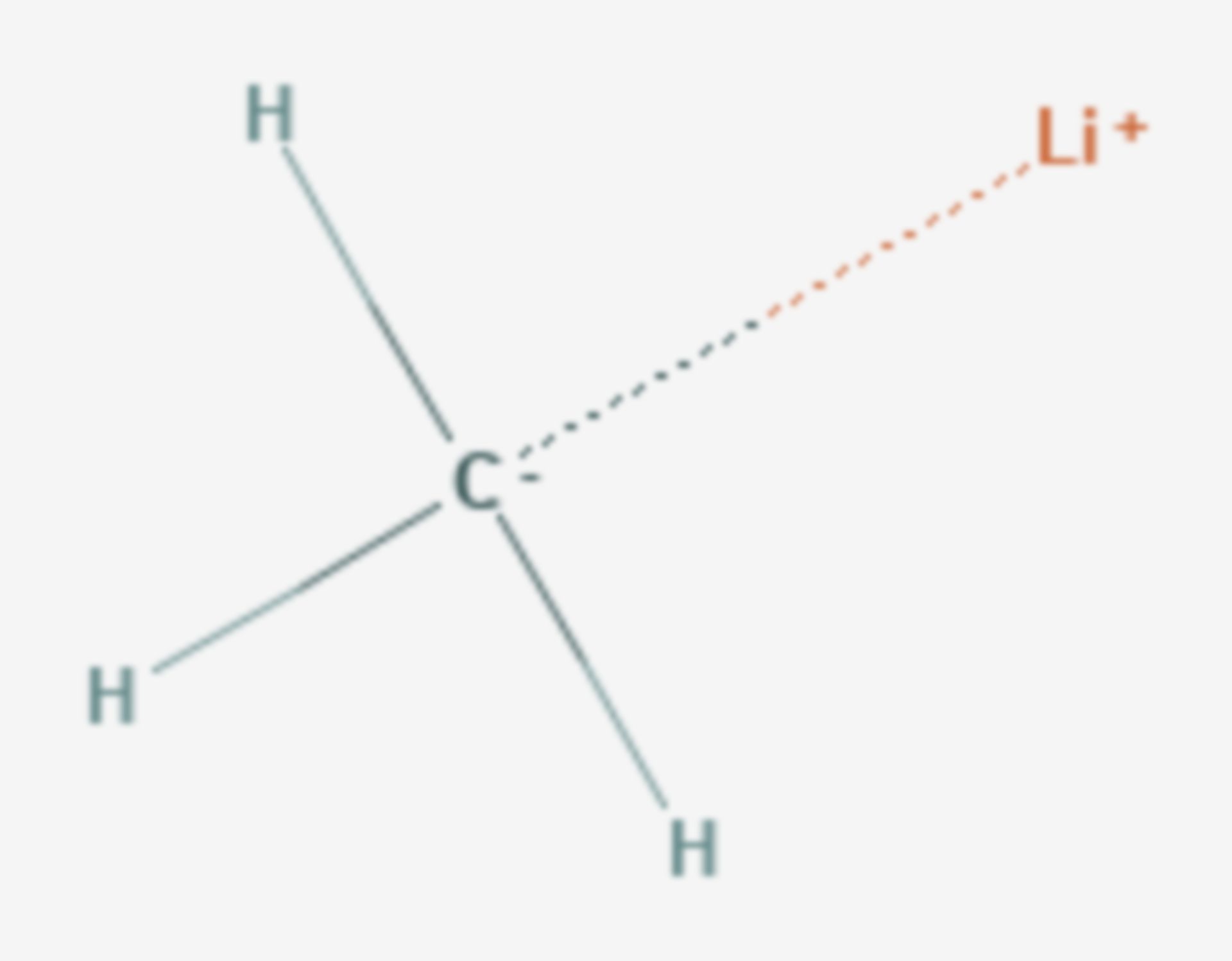 Methyllithium (Strukturformel)