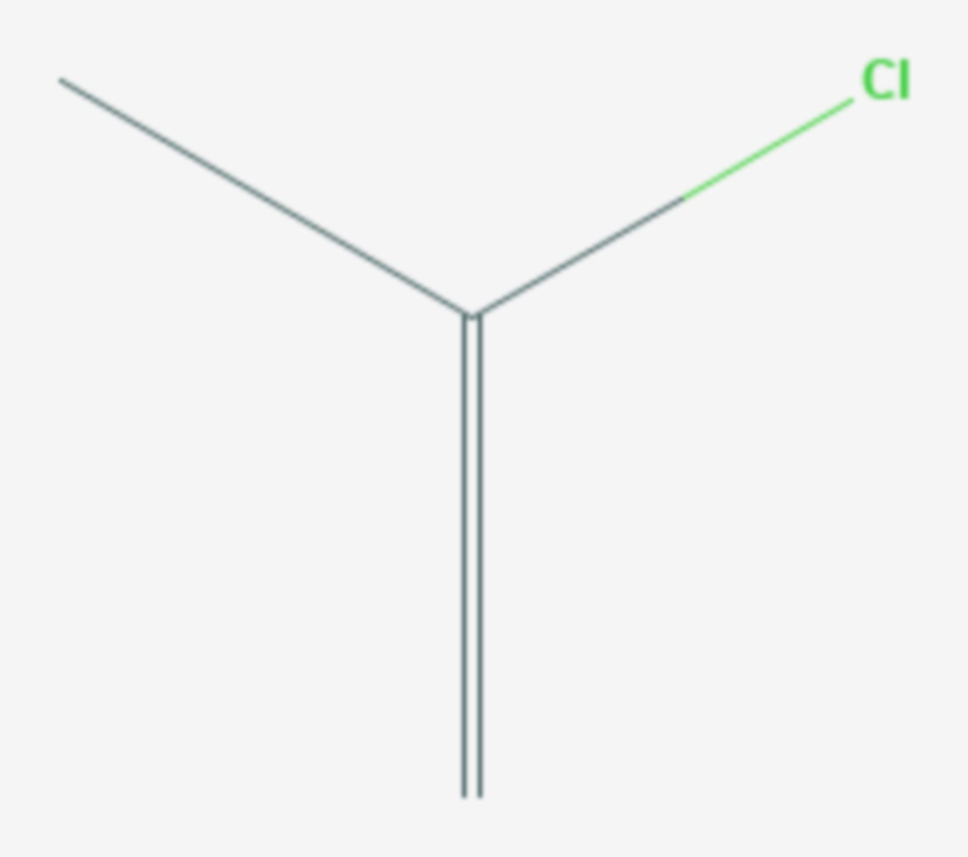 2-Chlorpropen (Strukturformel)