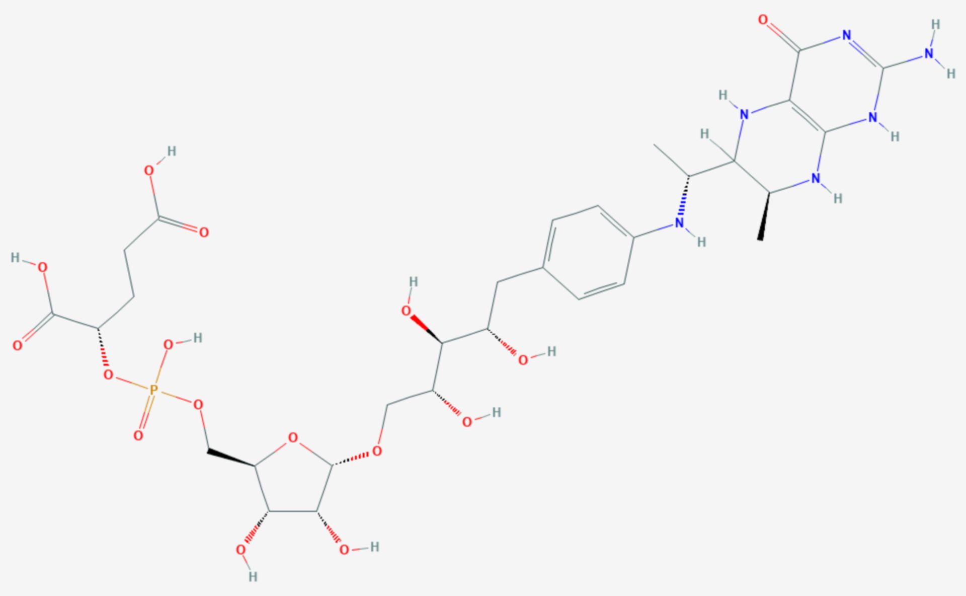 Tetrahydromethanopterin (Strukturformel)