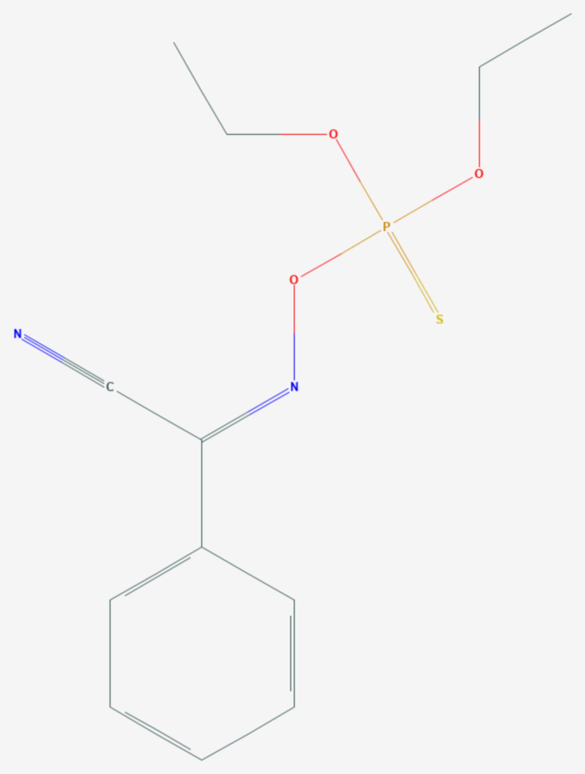 Phoxim (Strukturformel)