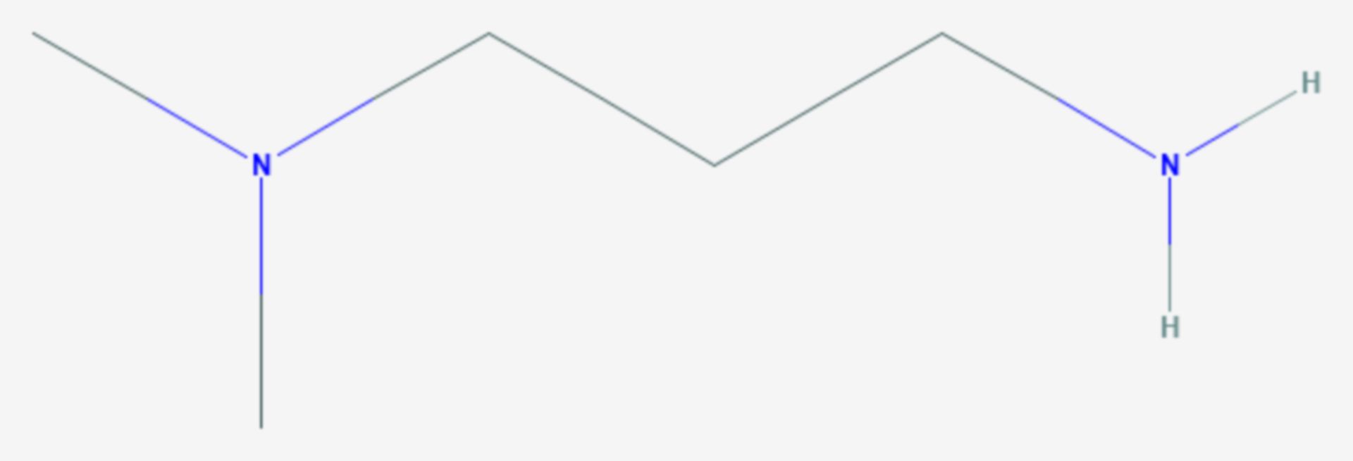 3-Aminopropyldimethylamin (Strukturformel)