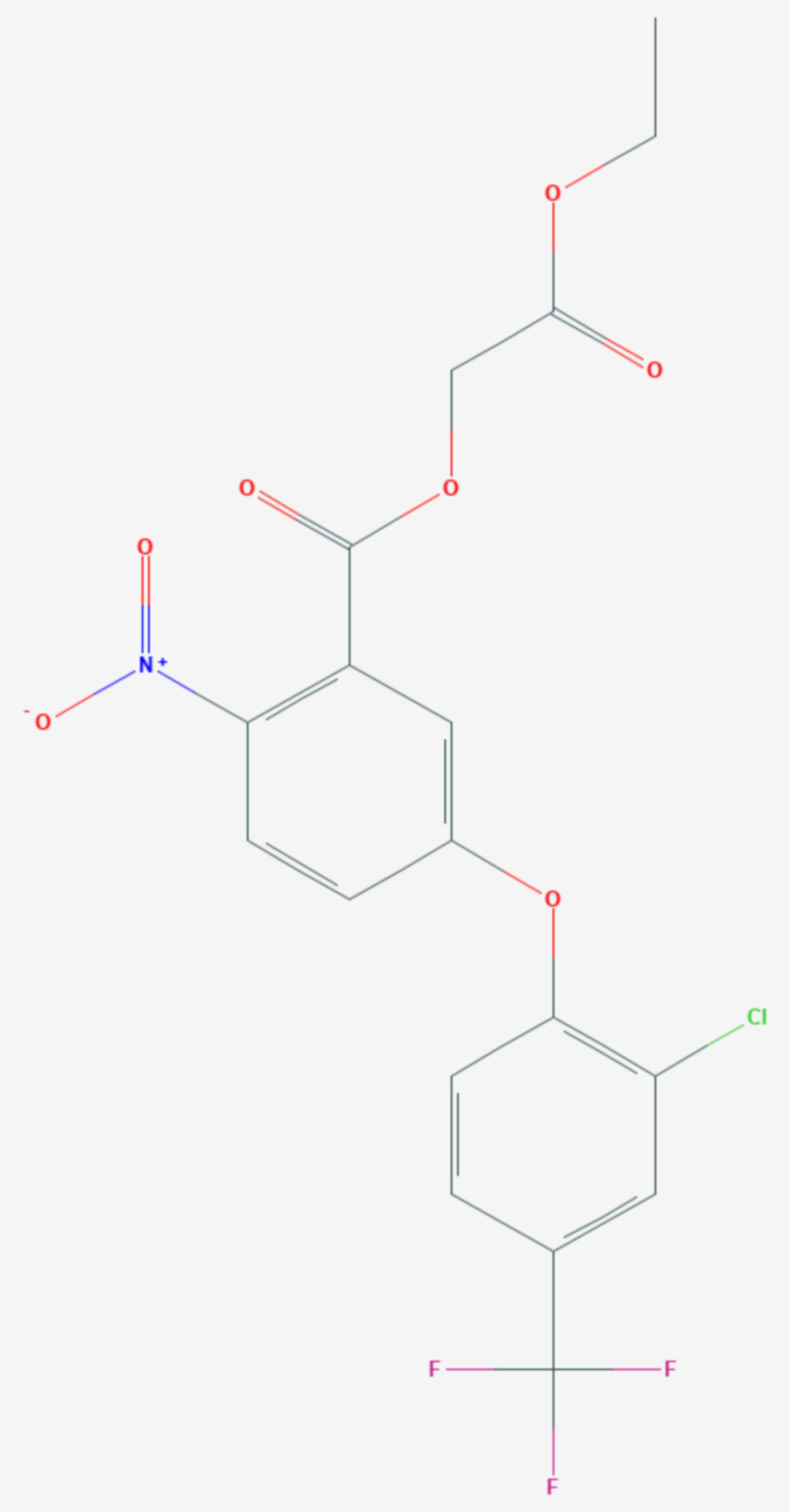 Fluorglycofen-ethyl (Strukturformel)