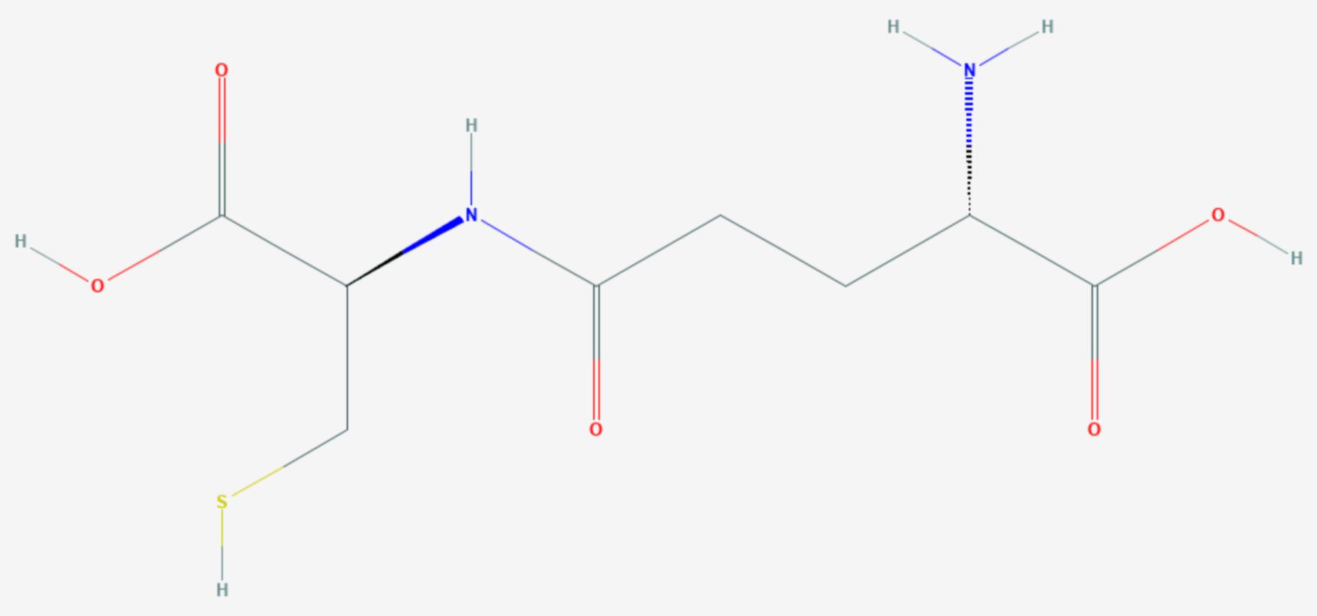 Γ-Glutamylcystein (Strukturformel)
