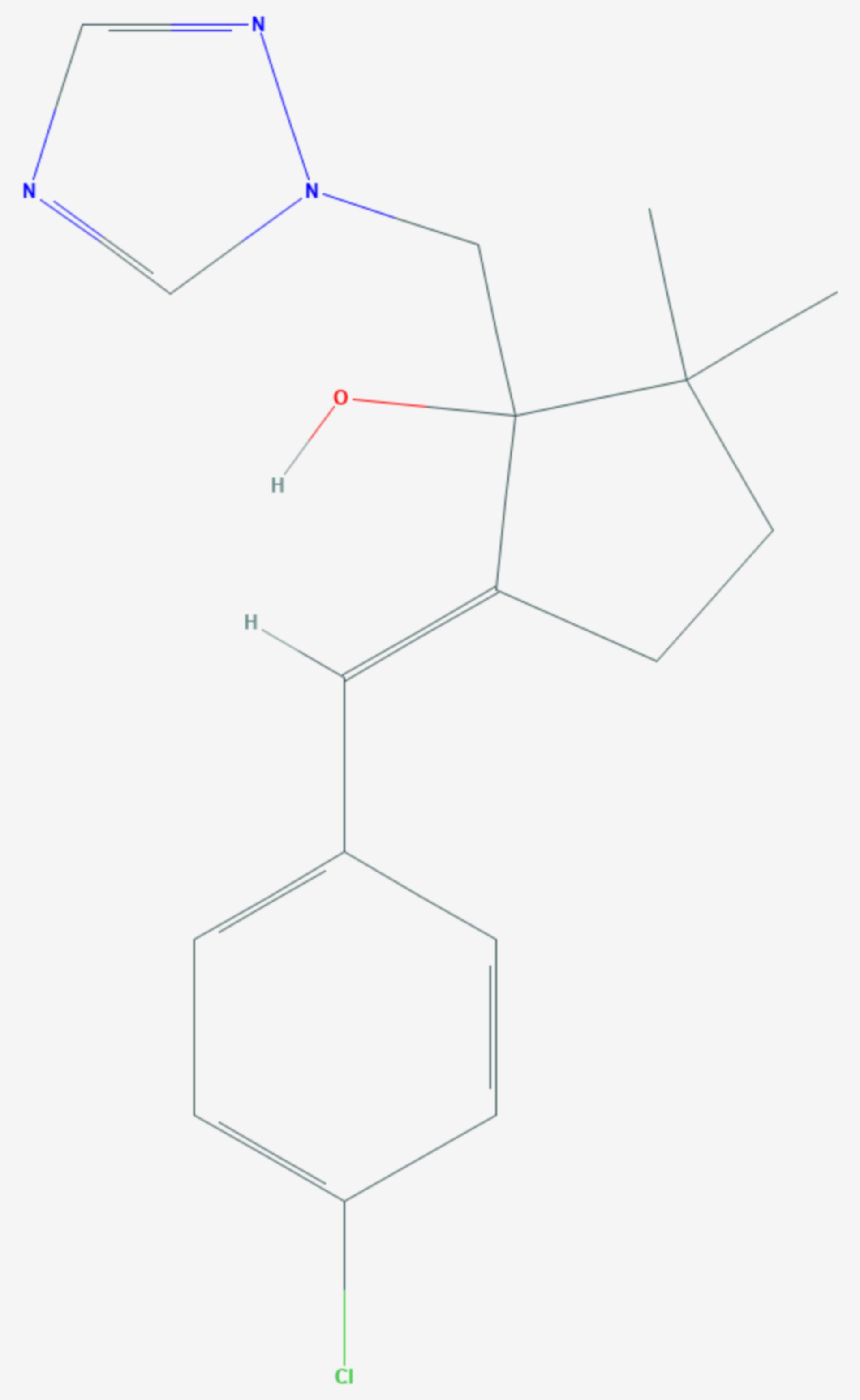 Triticonazol (Strukturformel)