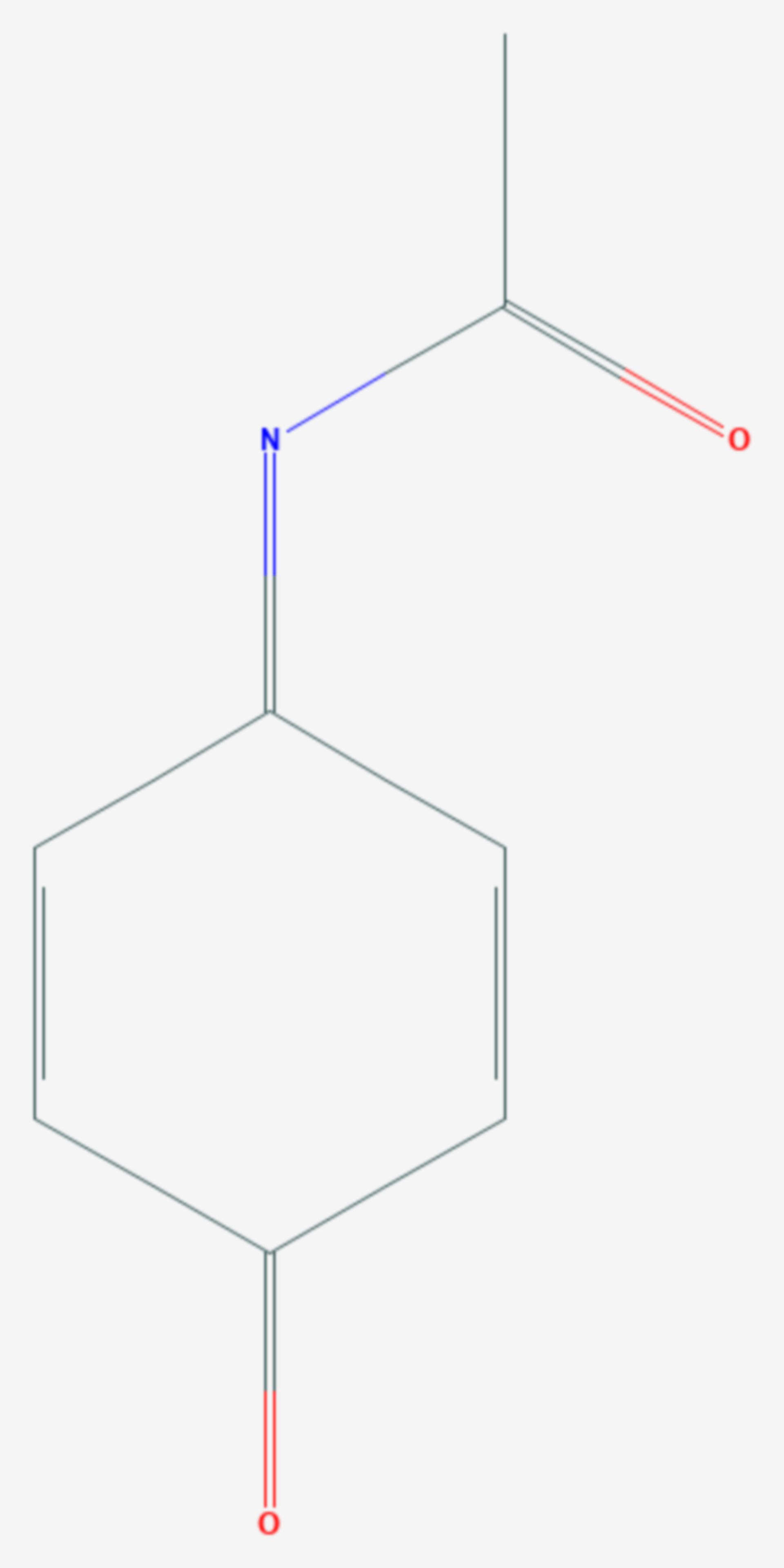 N-Acetyl-p-benzochinonimin (Strukturformel)