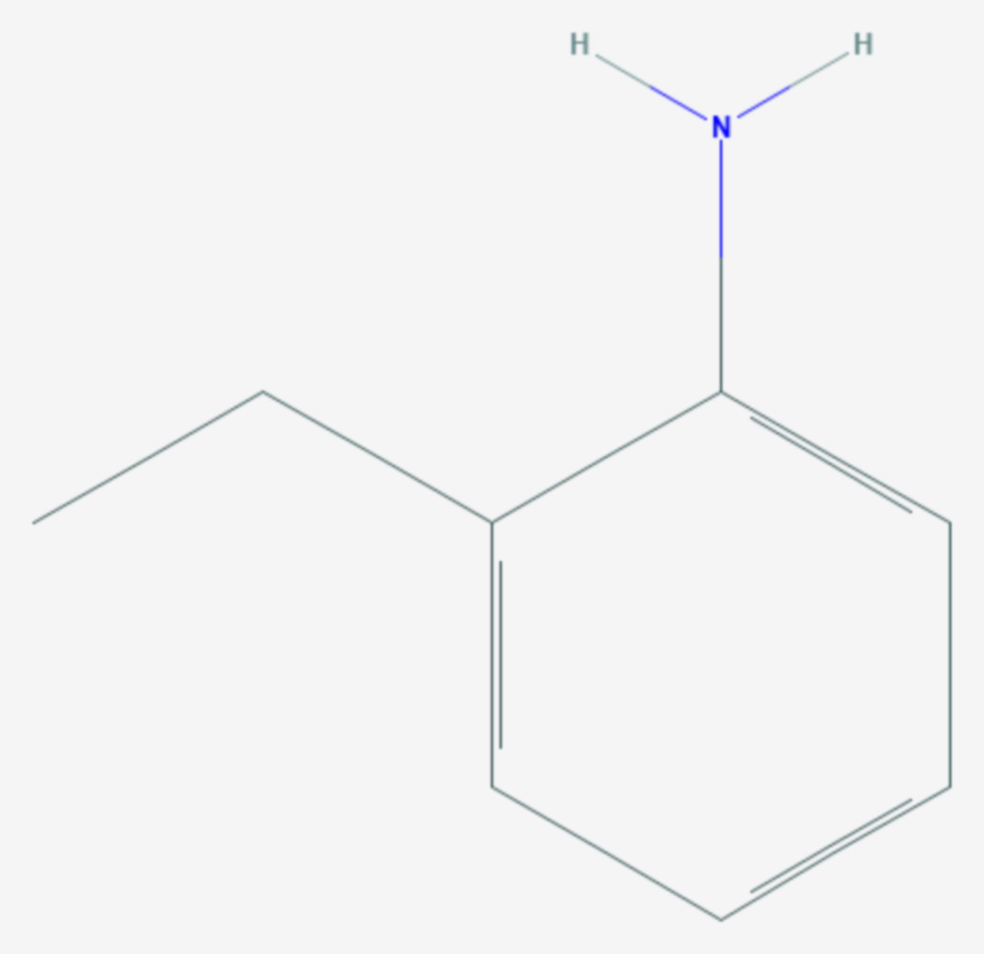 2-Ethylanilin (Strukturformel)