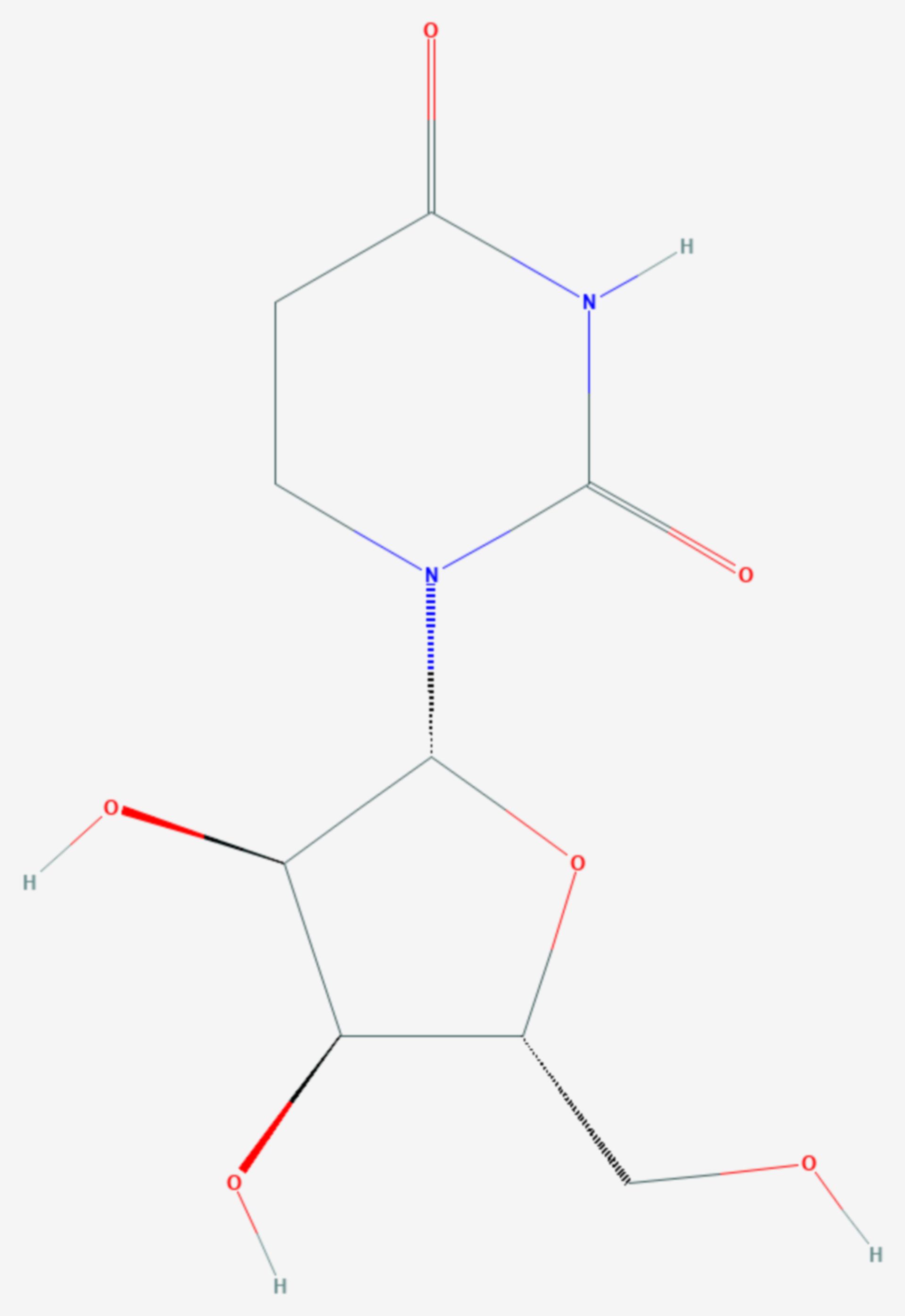 Dihydrouridin (Strukturformel)