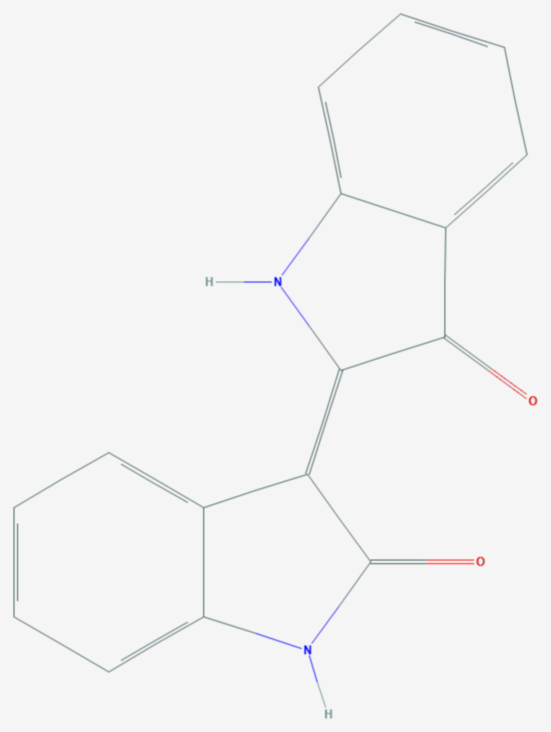 Indirubin (Strukturformel)