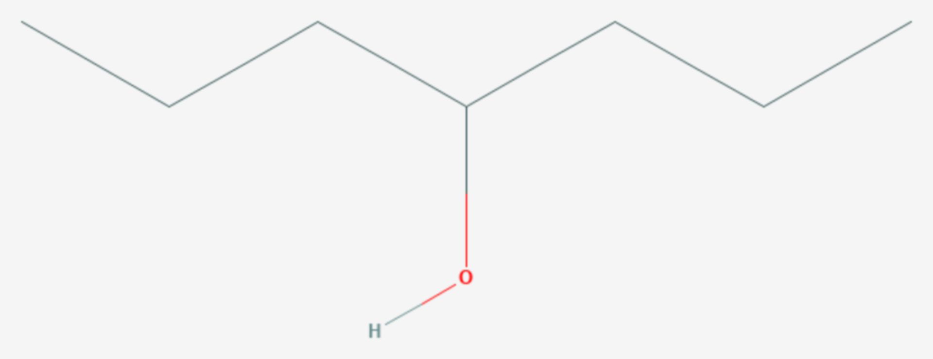 4-Heptanol (Strukturformel)
