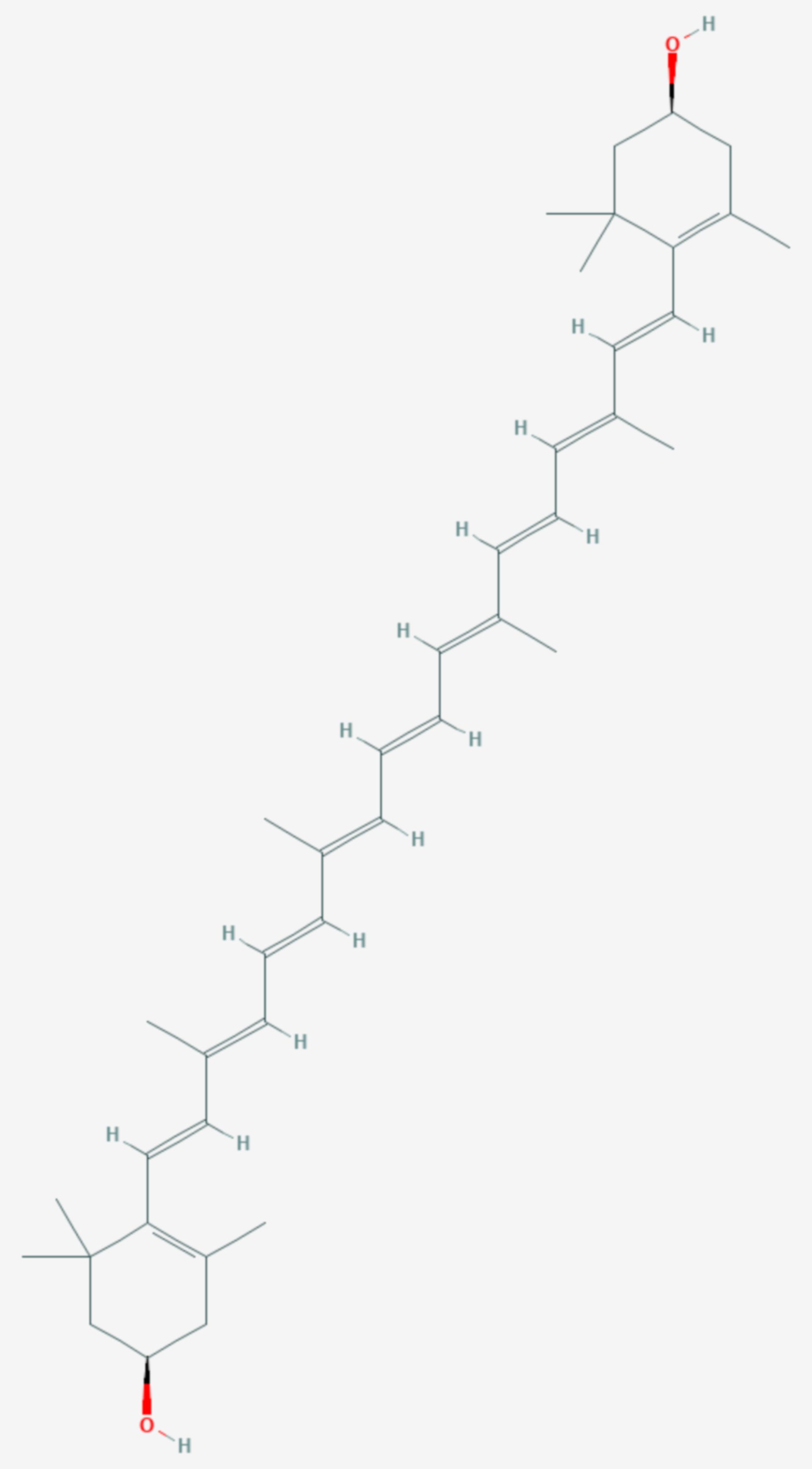 Meso-Zeaxanthin (Strukturformel)