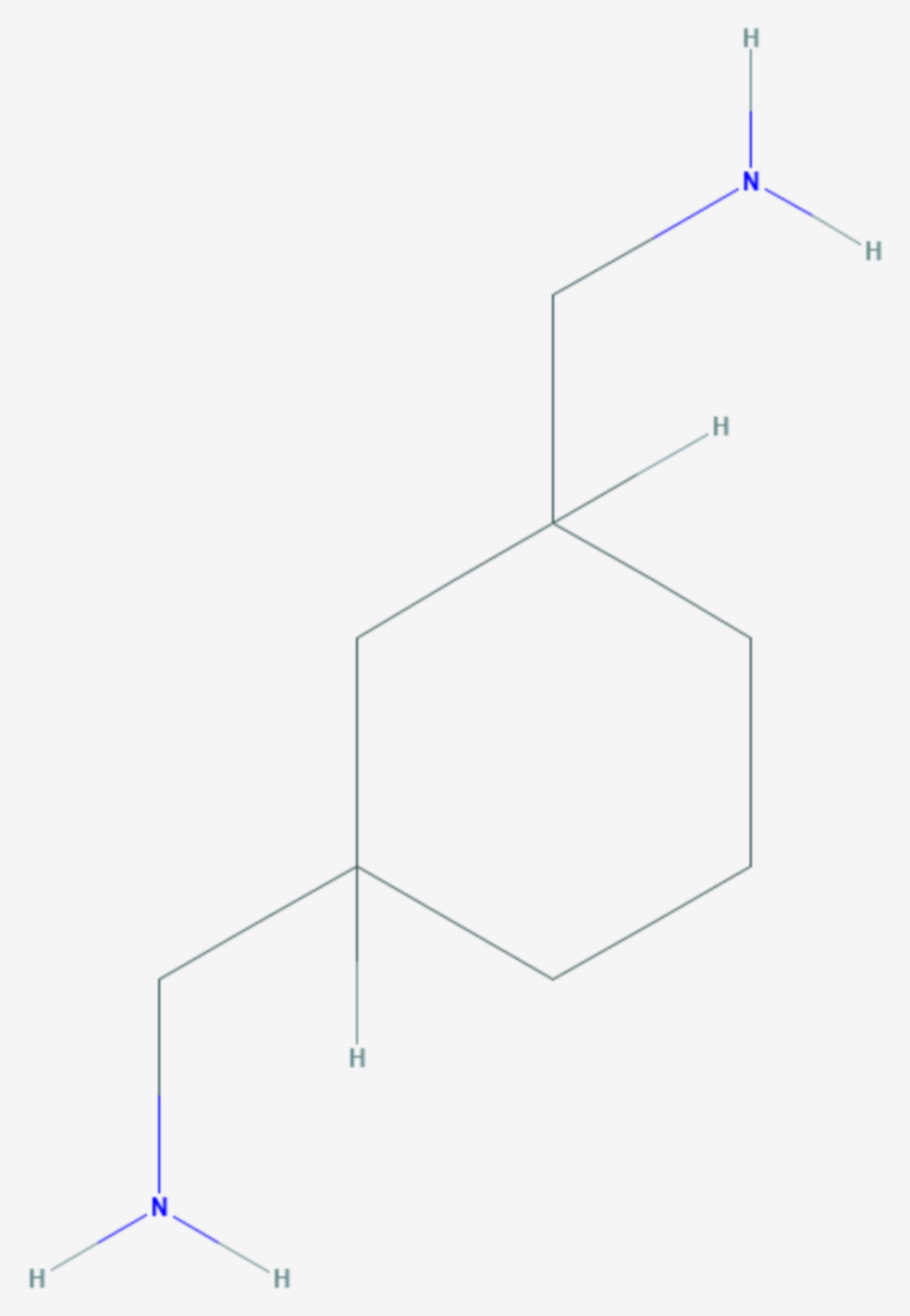 1,3-Bis(aminomethyl)cyclohexan (Strukturformel)