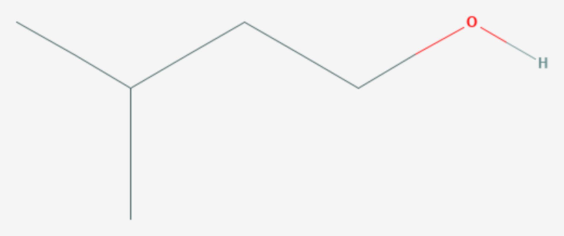 3-Methyl-1-butanol (Strukturformel)