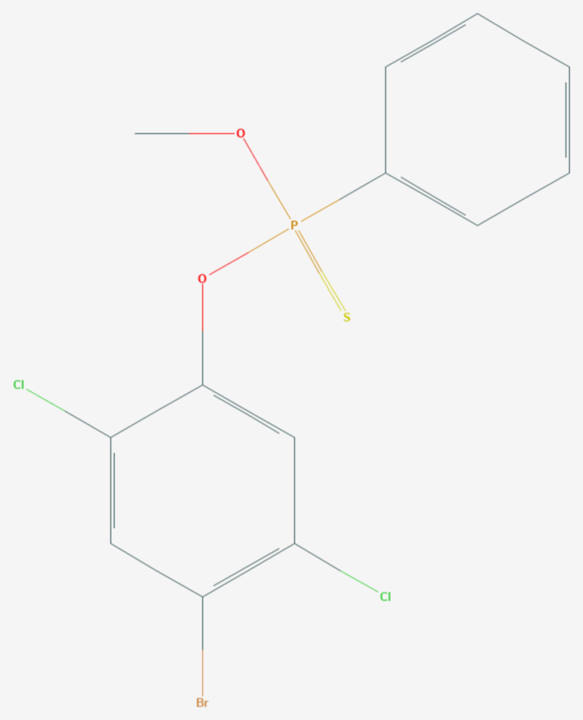 Leptophos (Strukturformel)