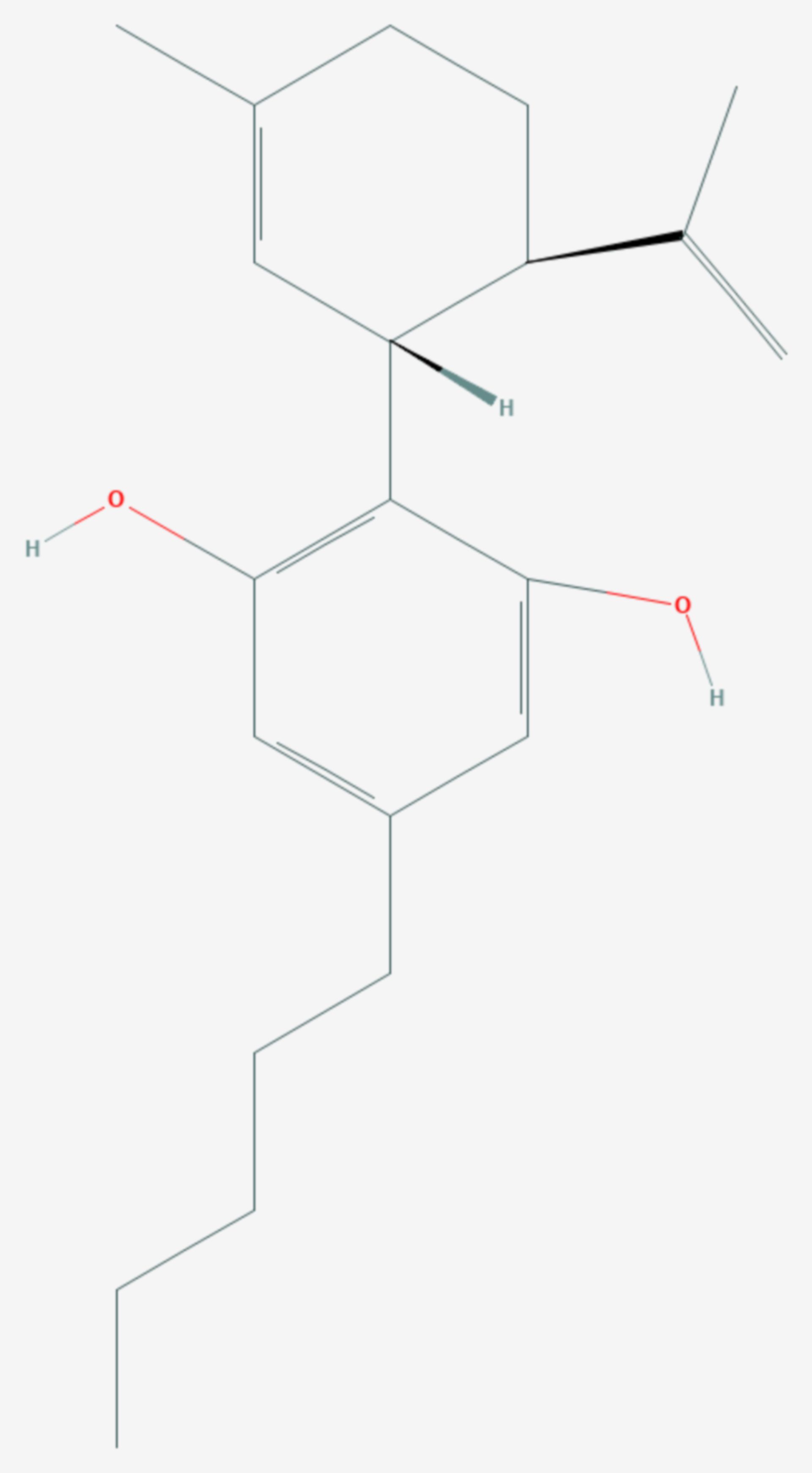 Cannabidiol (Strukturformel)