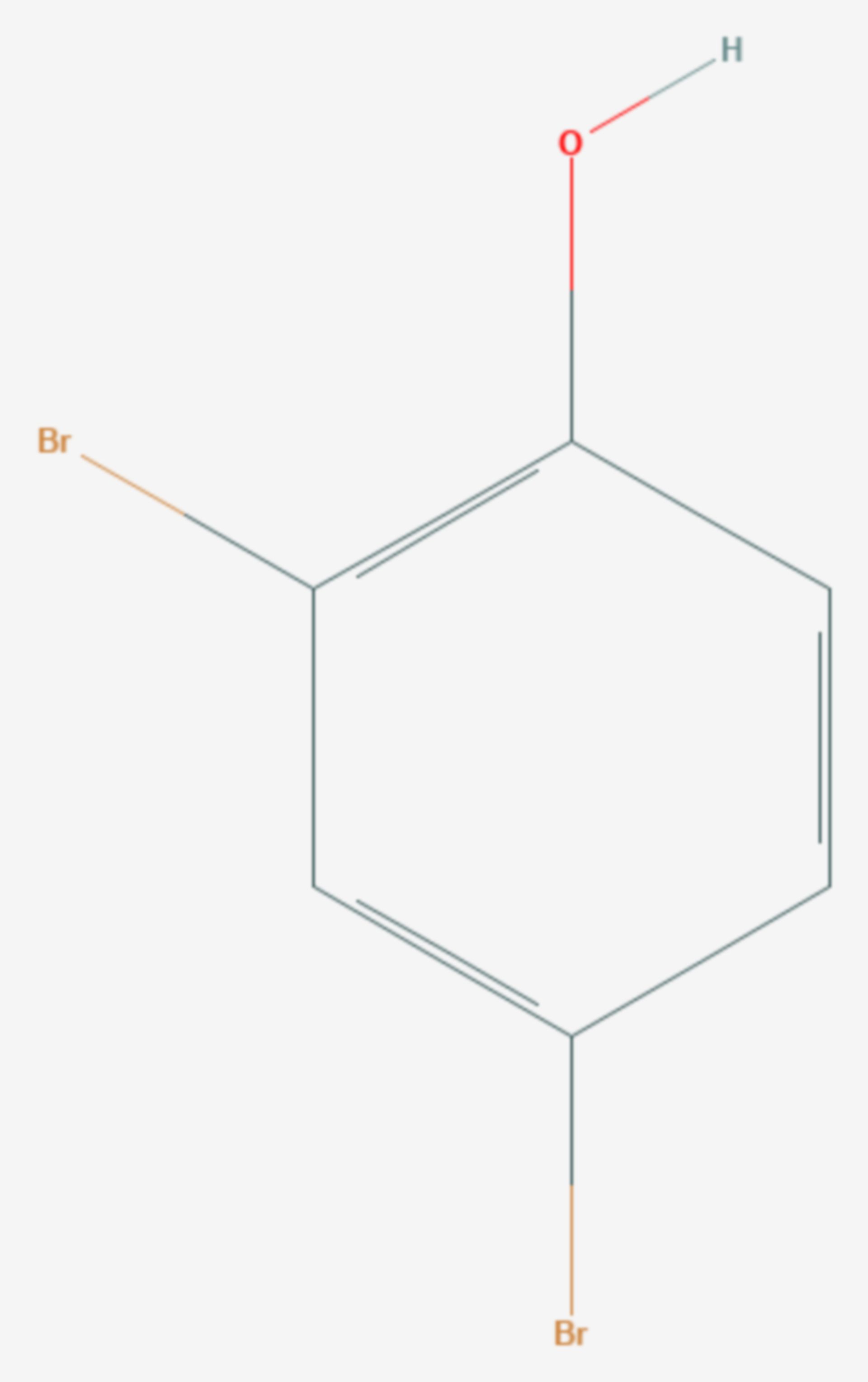 2,4-Dibromphenol (Strukturformel)