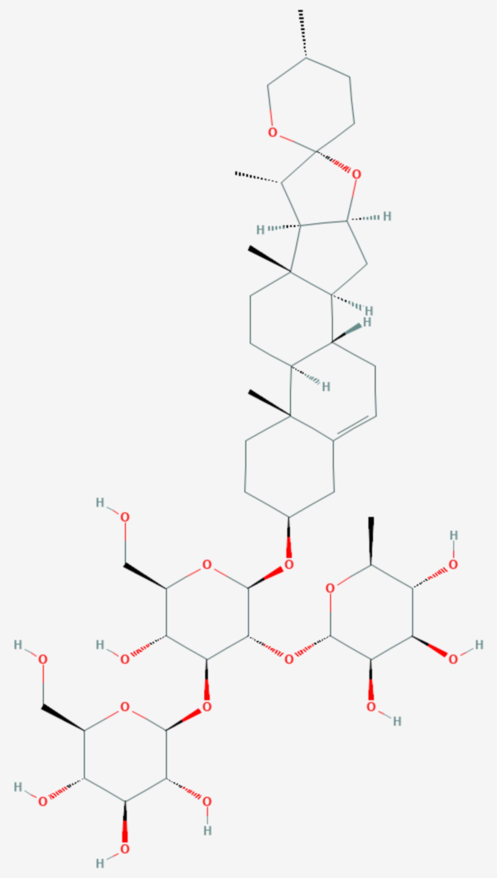 Gracillin (Strukturformel)