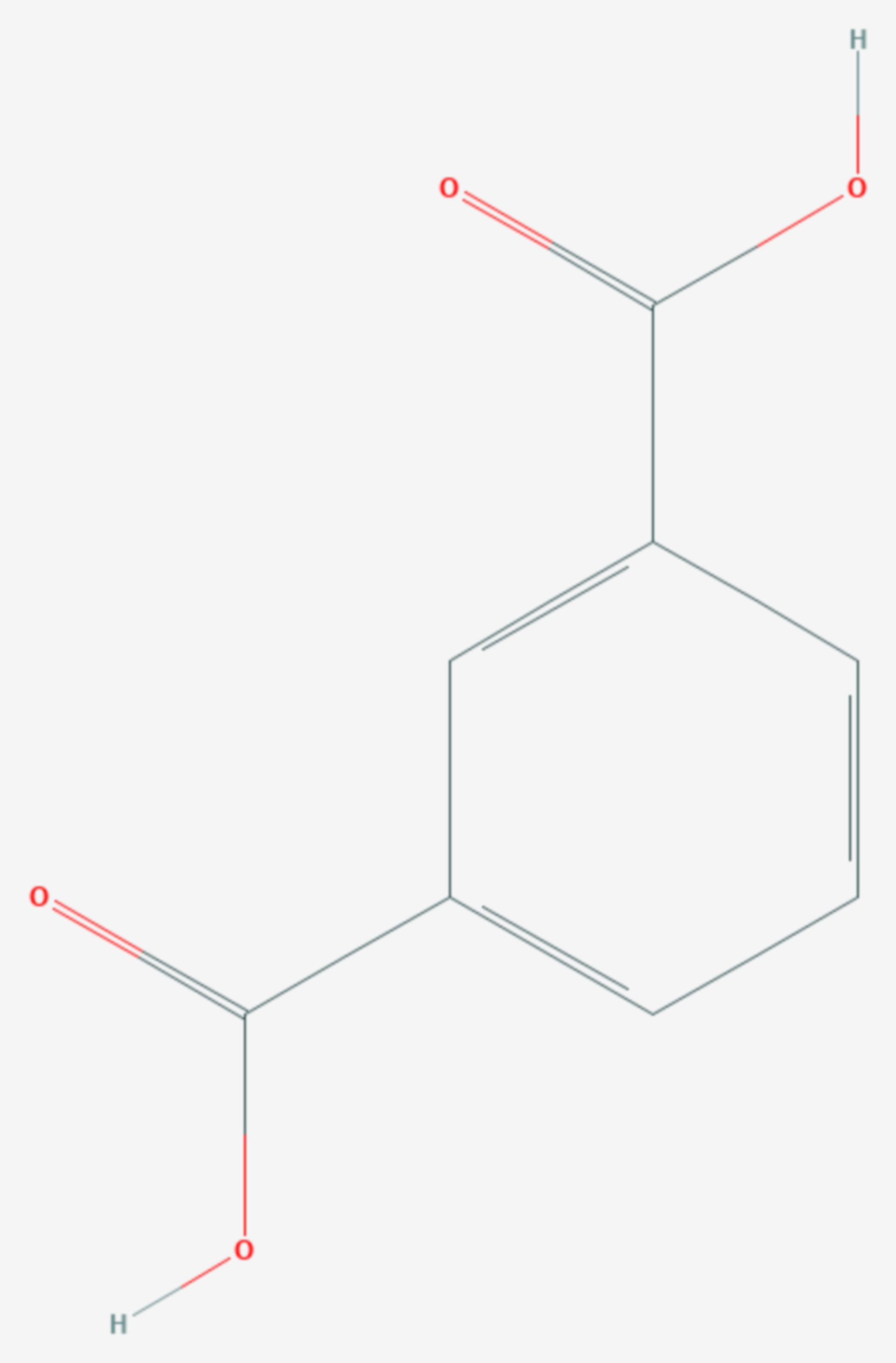 Isophthalsäure (Strukturformel)