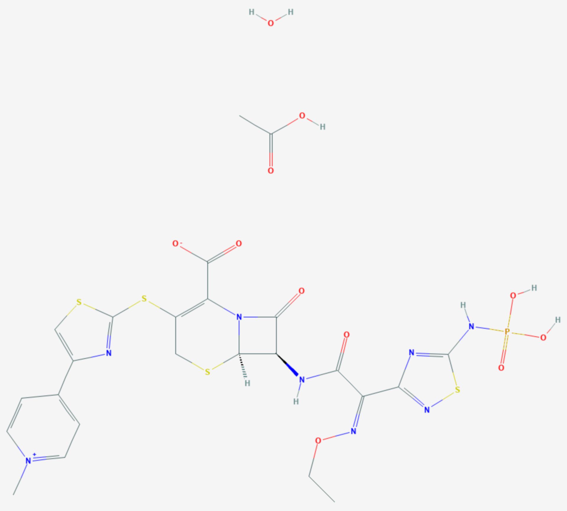 Ceftarolinfosamil (Strukturformel)