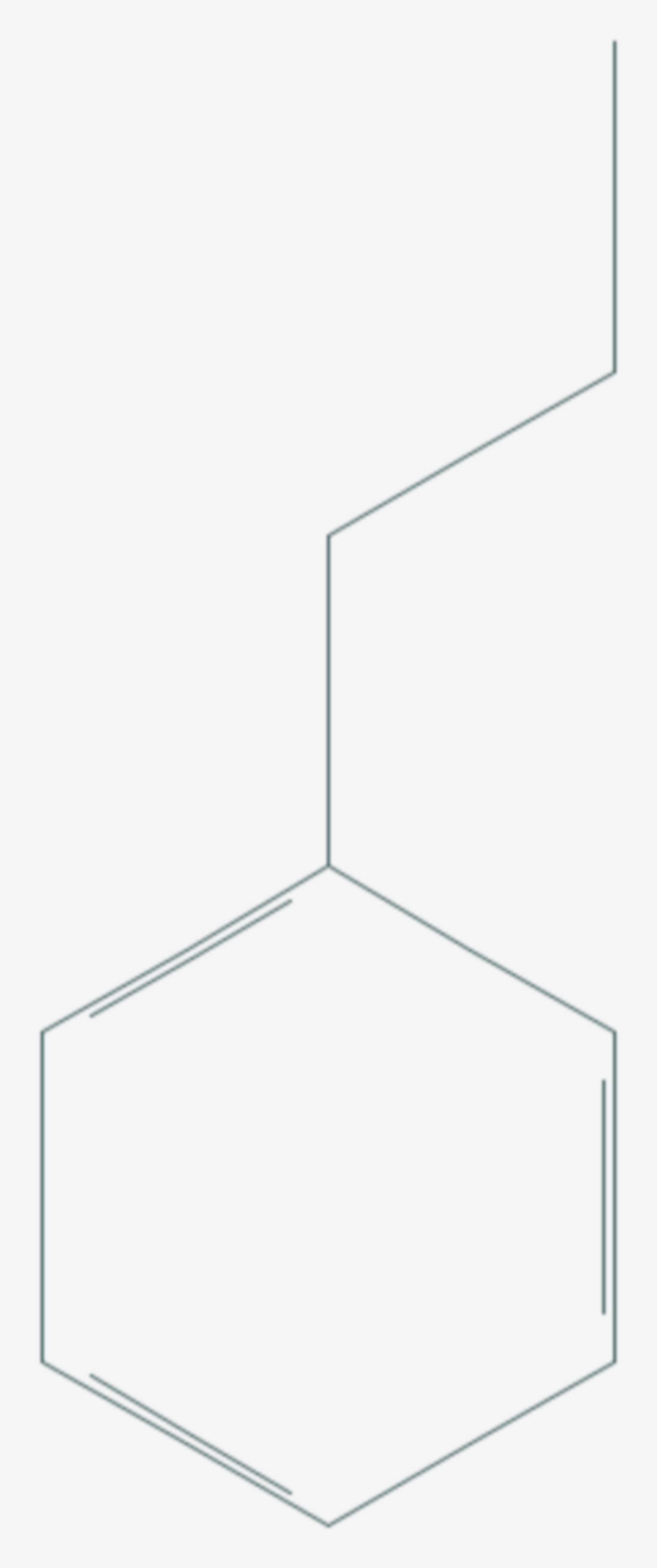N-Propylbenzol (Strukturformel)