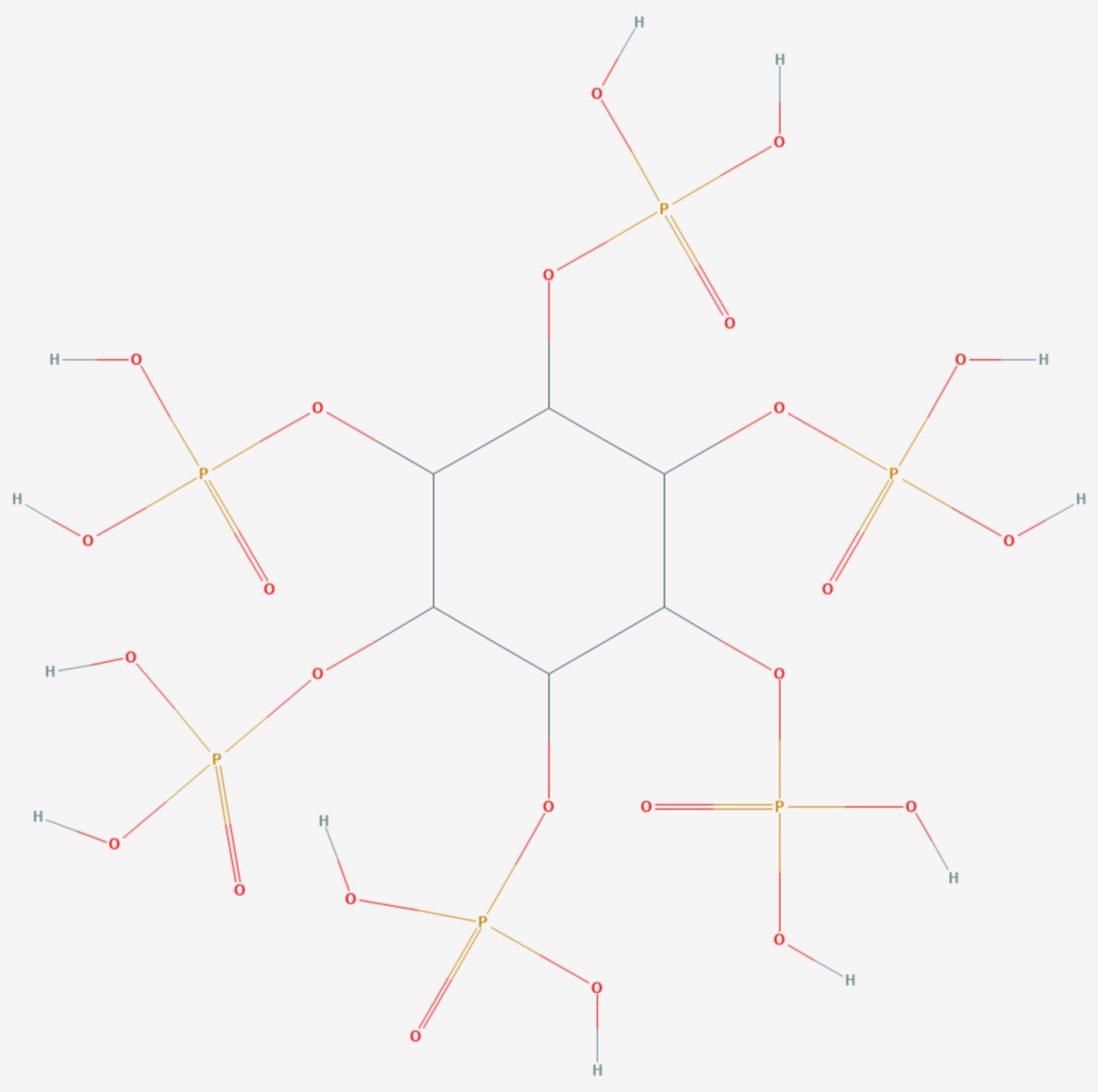 Phytinsäure (Strukturformel)