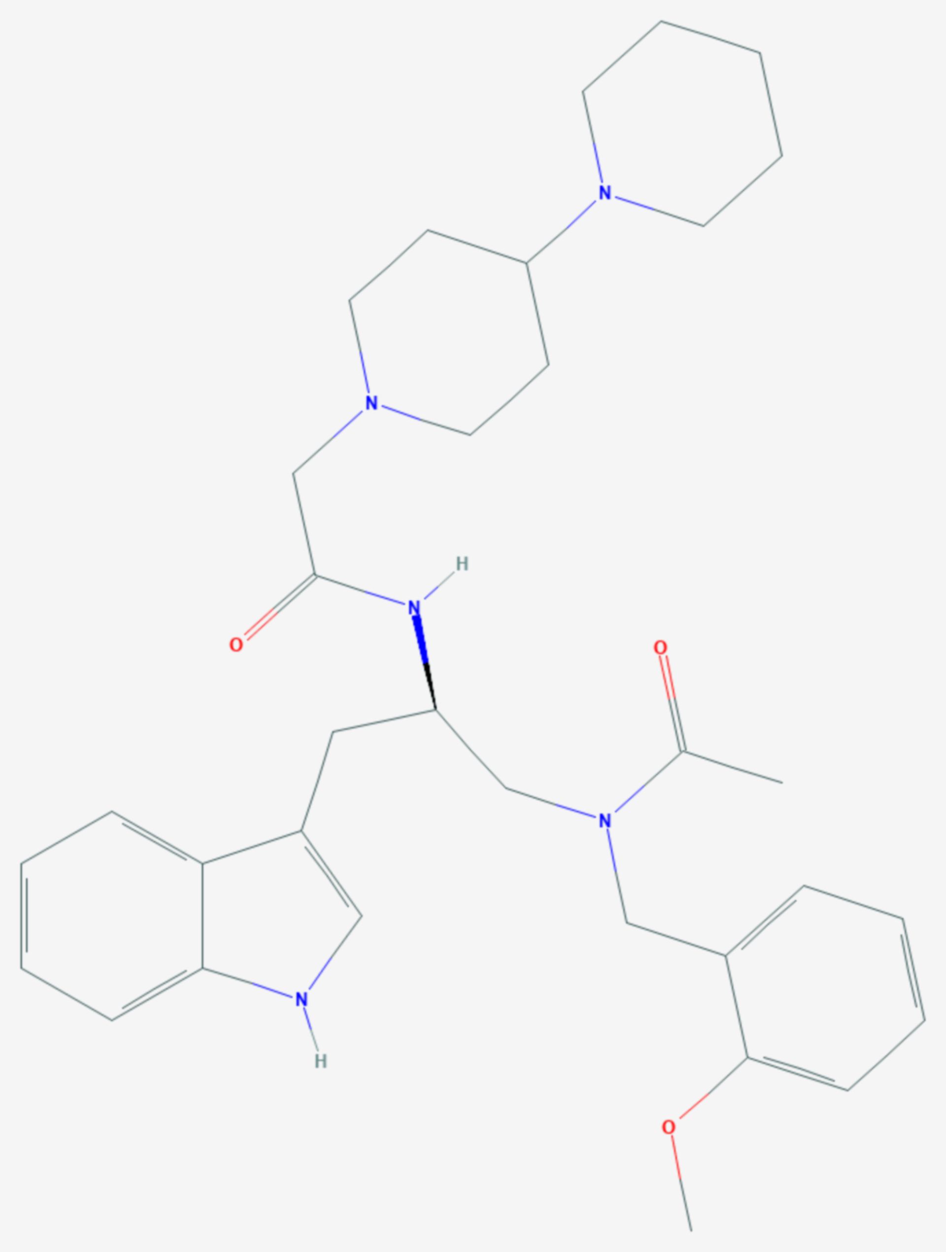 Lanepitant (Strukturformel)
