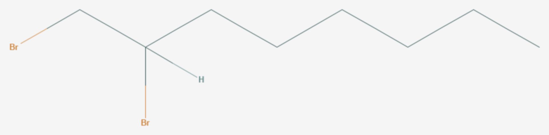 1,2-Dibromoctan (Strukturformel)
