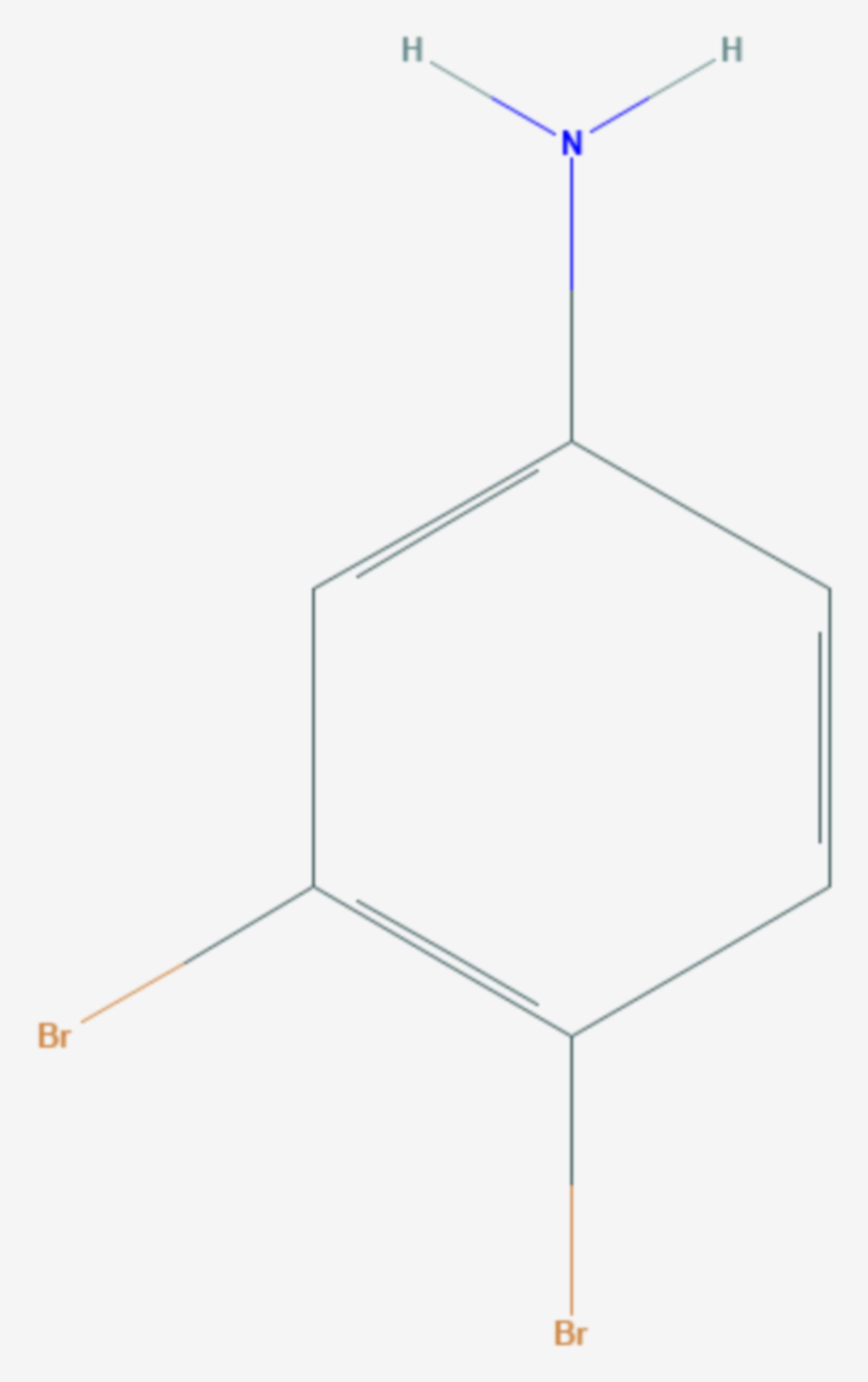 3,4-Dibromanilin (Strukturformel)
