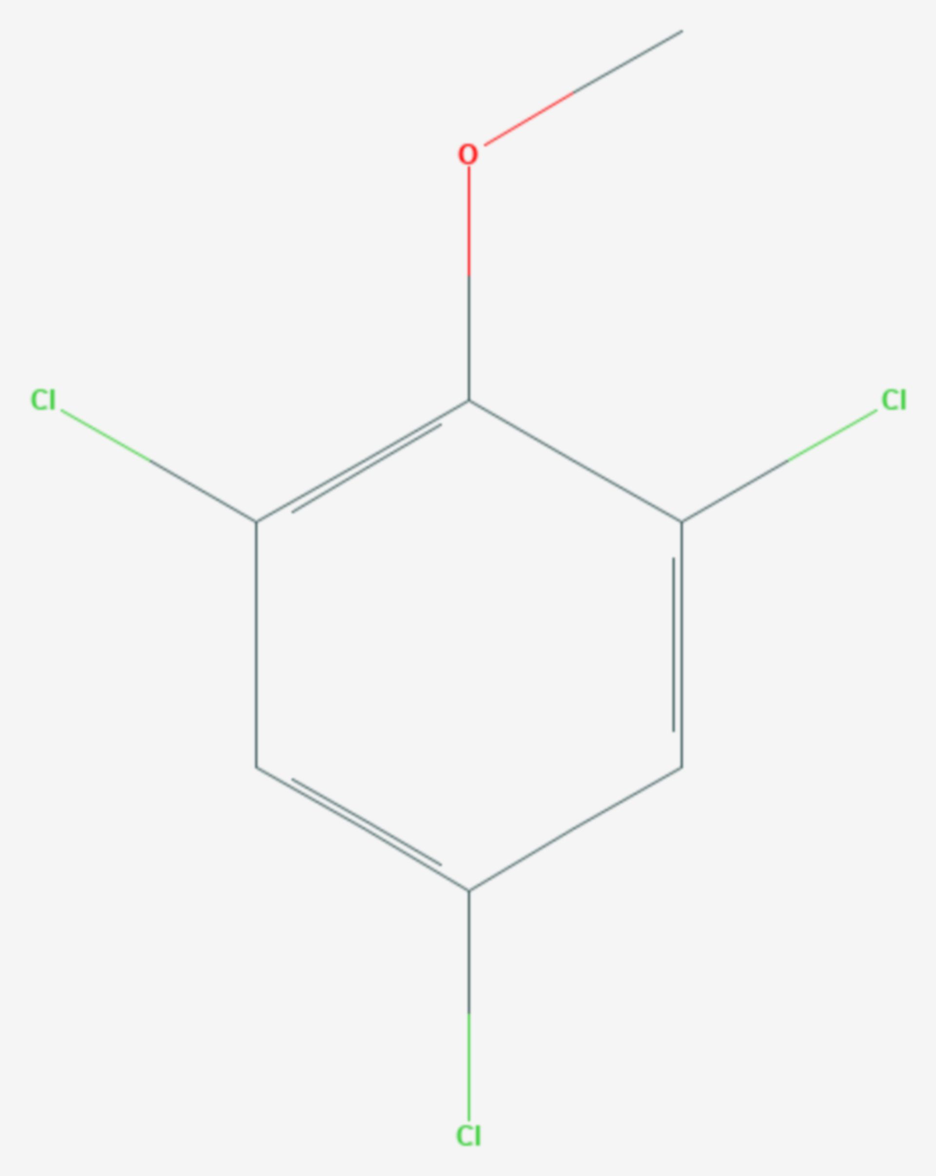 2,4,6-Trichloranisol (Strukturformel)