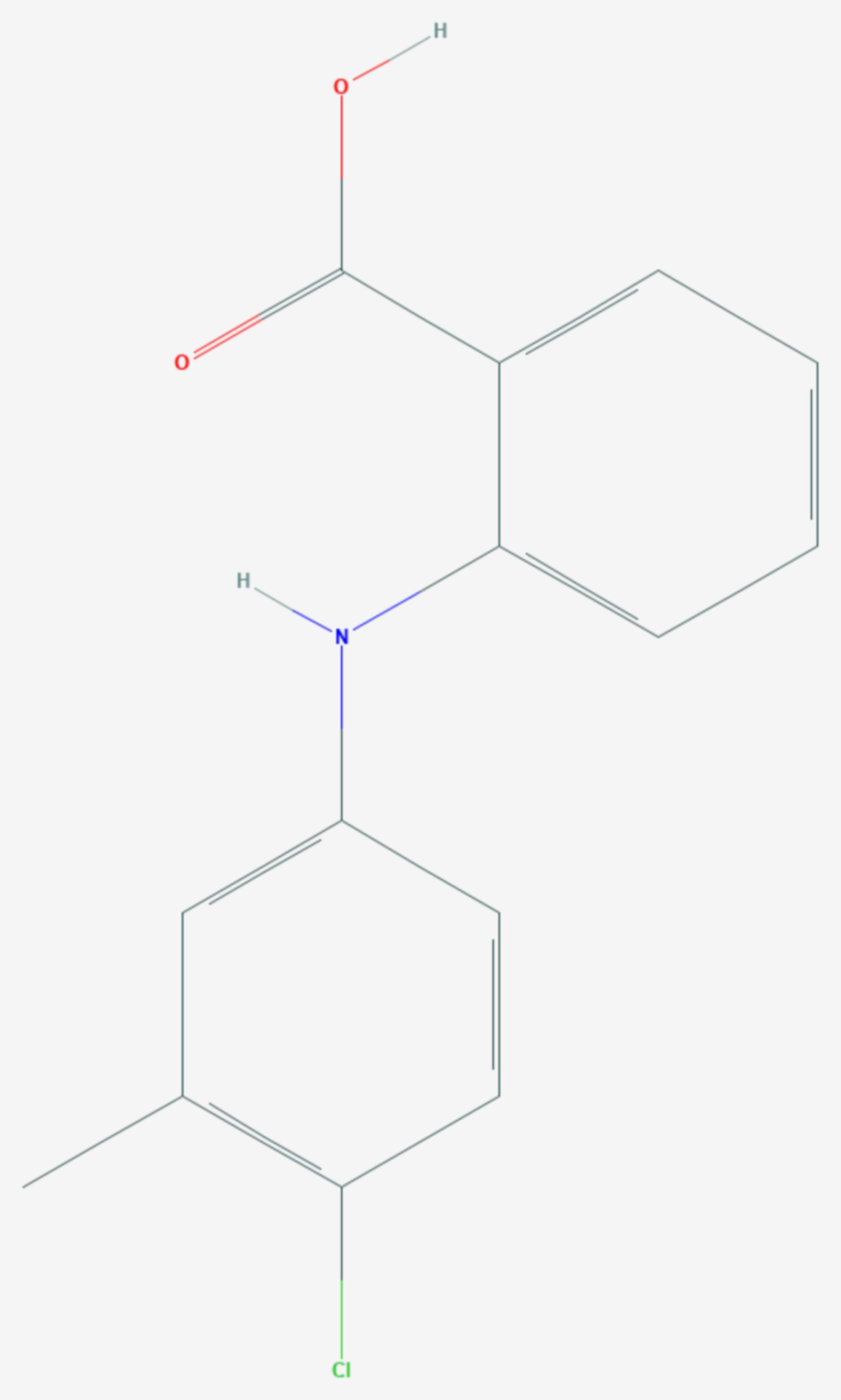 Tolfenaminsäure (Strukturformel)