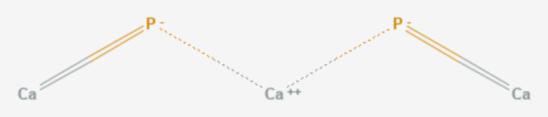 Calciumphosphid (Strukturformel)