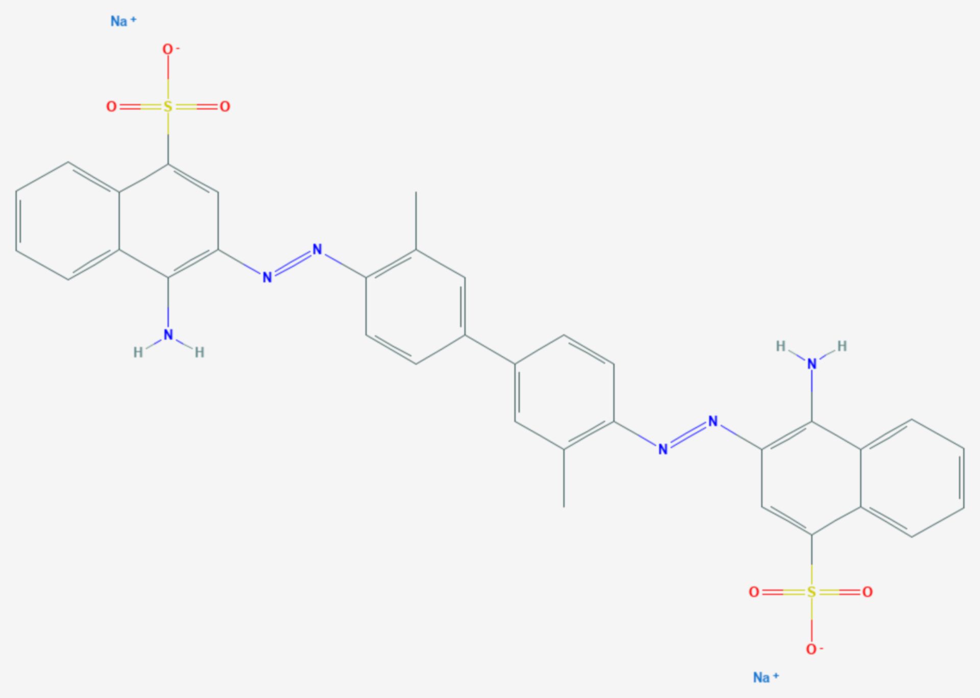 Benzopurpurin (Strukturformel)