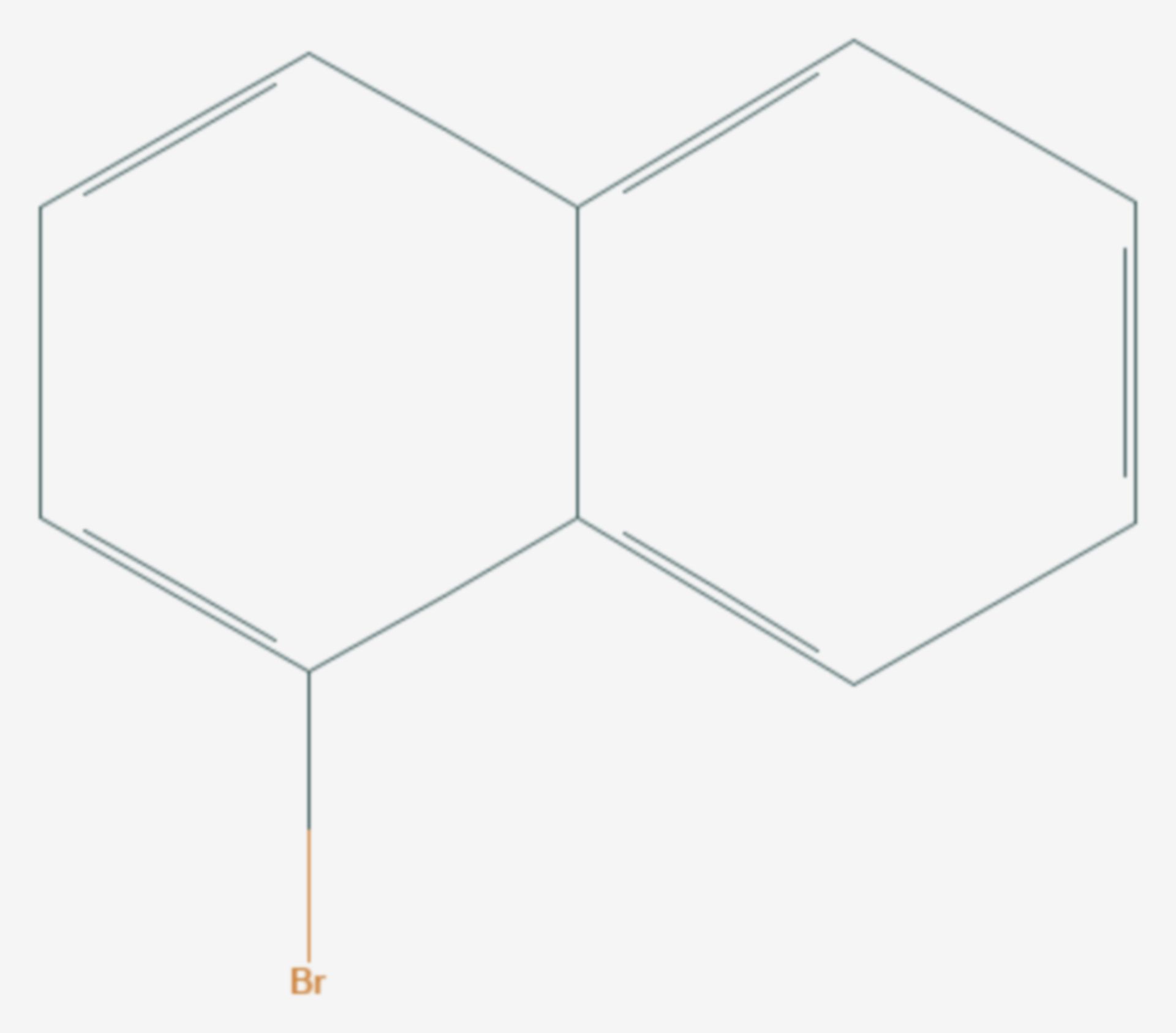 1-Bromnaphthalin (Strukturformel)