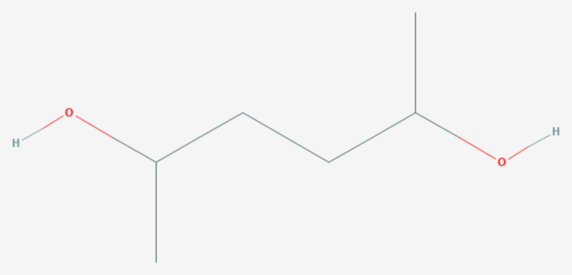 2,5-Hexandiol (Strukturformel)