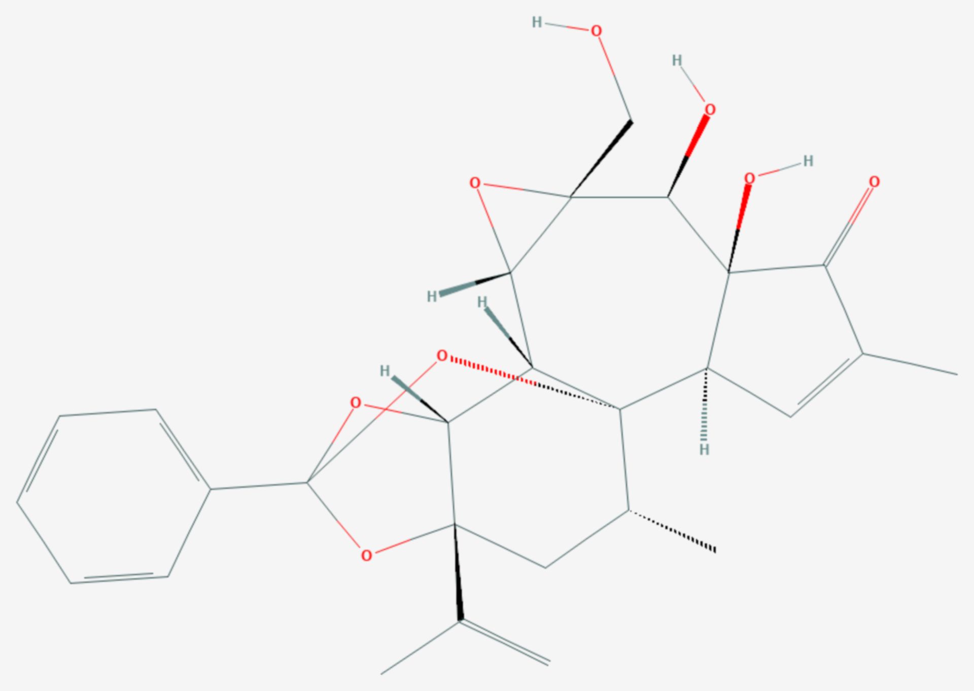Daphnetoxin (Strukturformel)