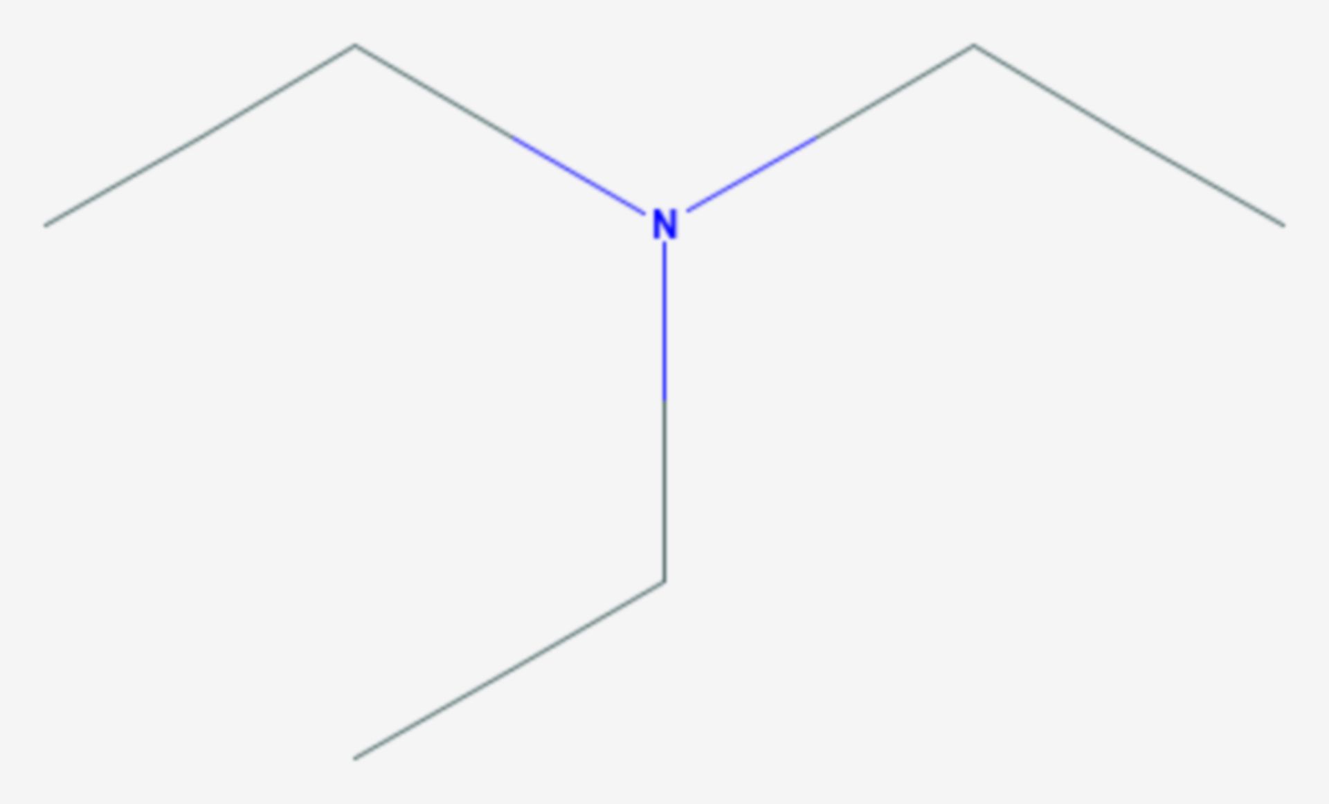 Triethylamin (Strukturformel)