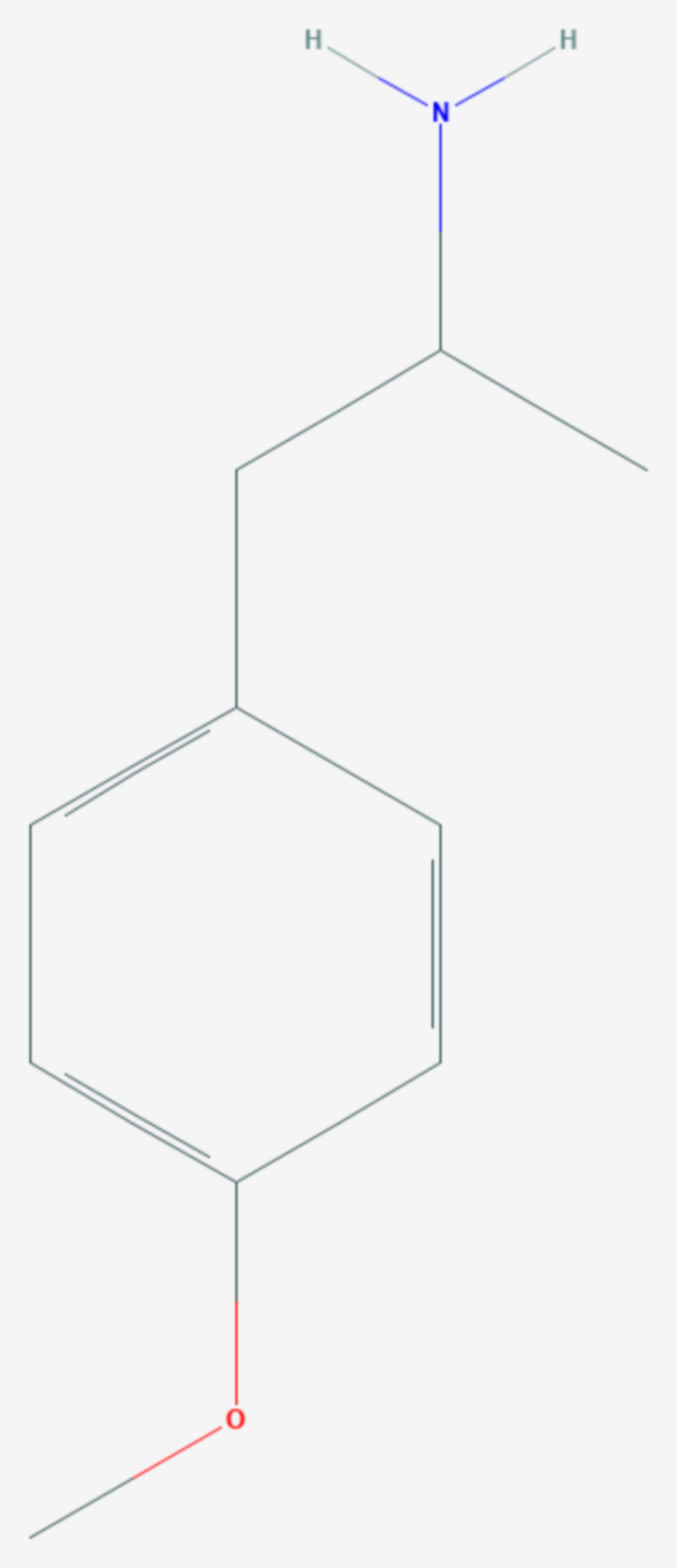 4-Methoxyamphetamin (Strukturformel)