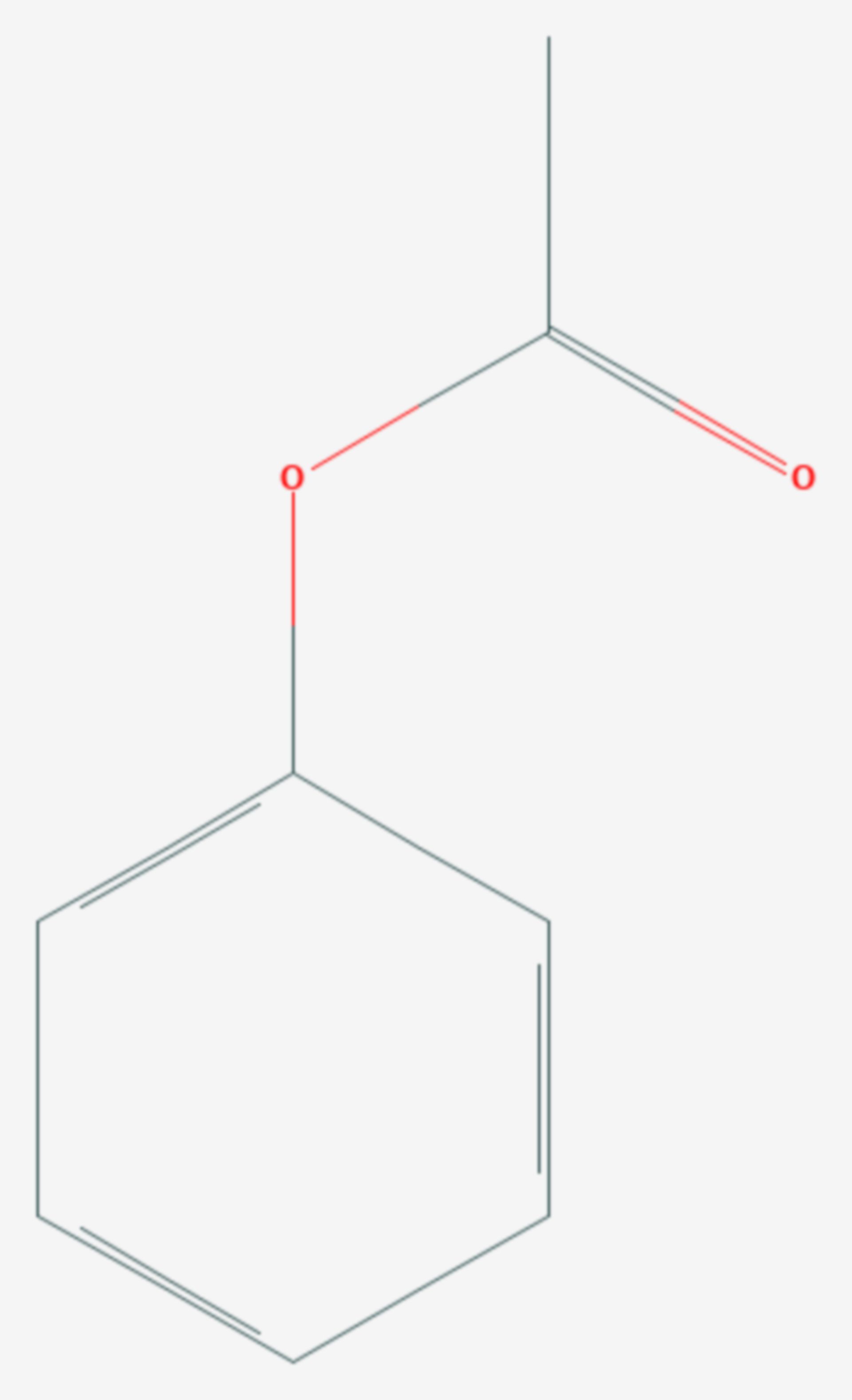 Essigsäurephenylester (Strukturformel)