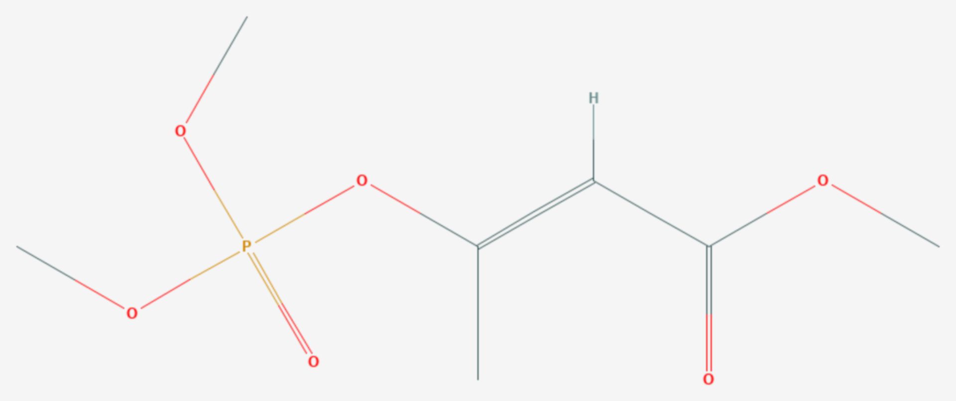 Mevinphos (Strukturformel)