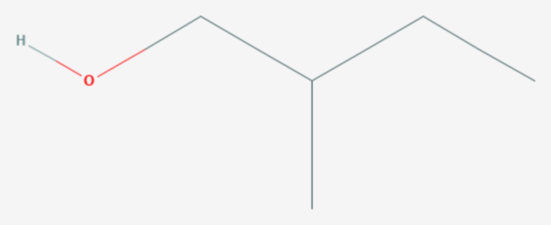 2-Methyl-1-butanol (Strukturformel)