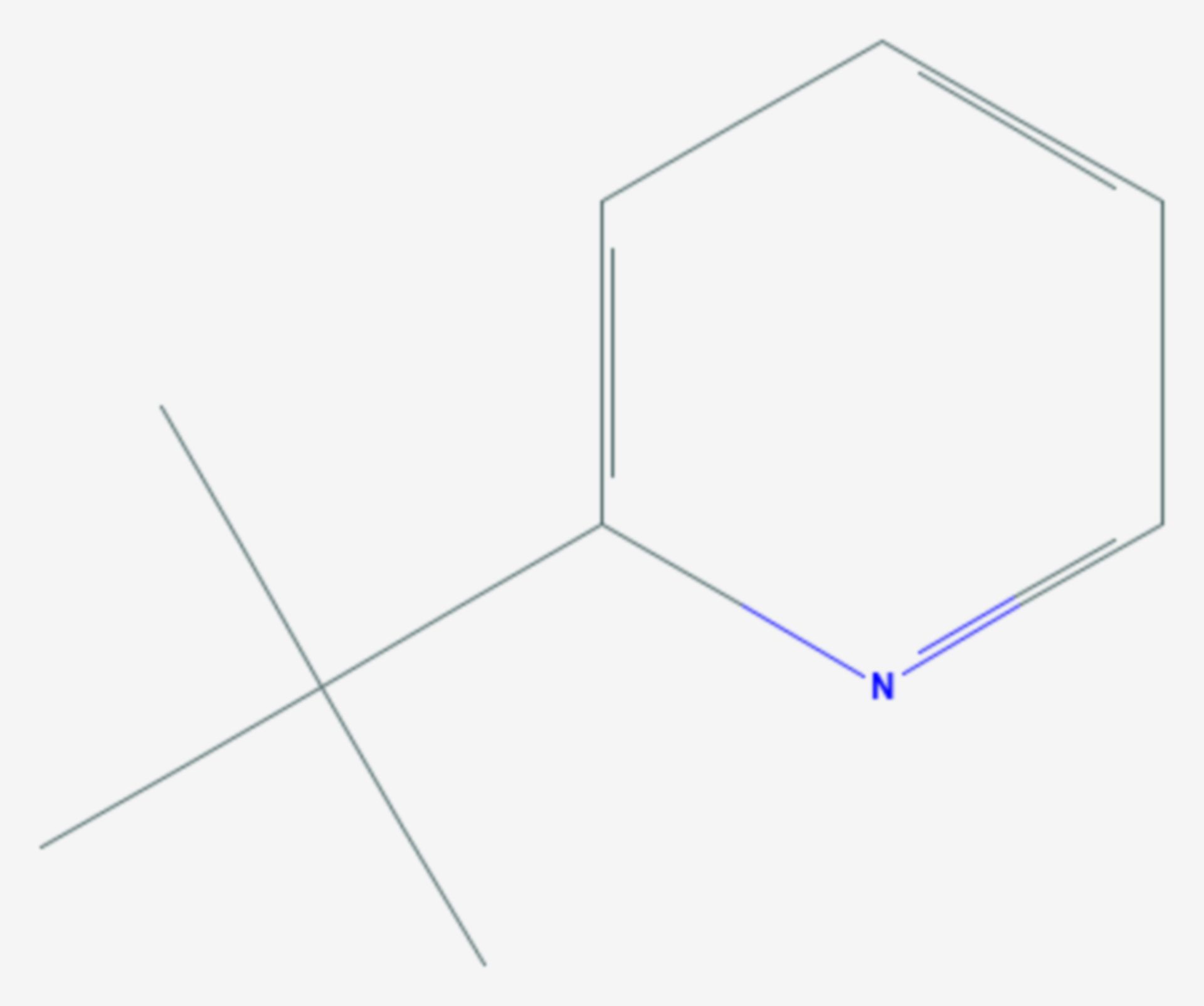 2-tert-Butylpyridin (Strukturformel)