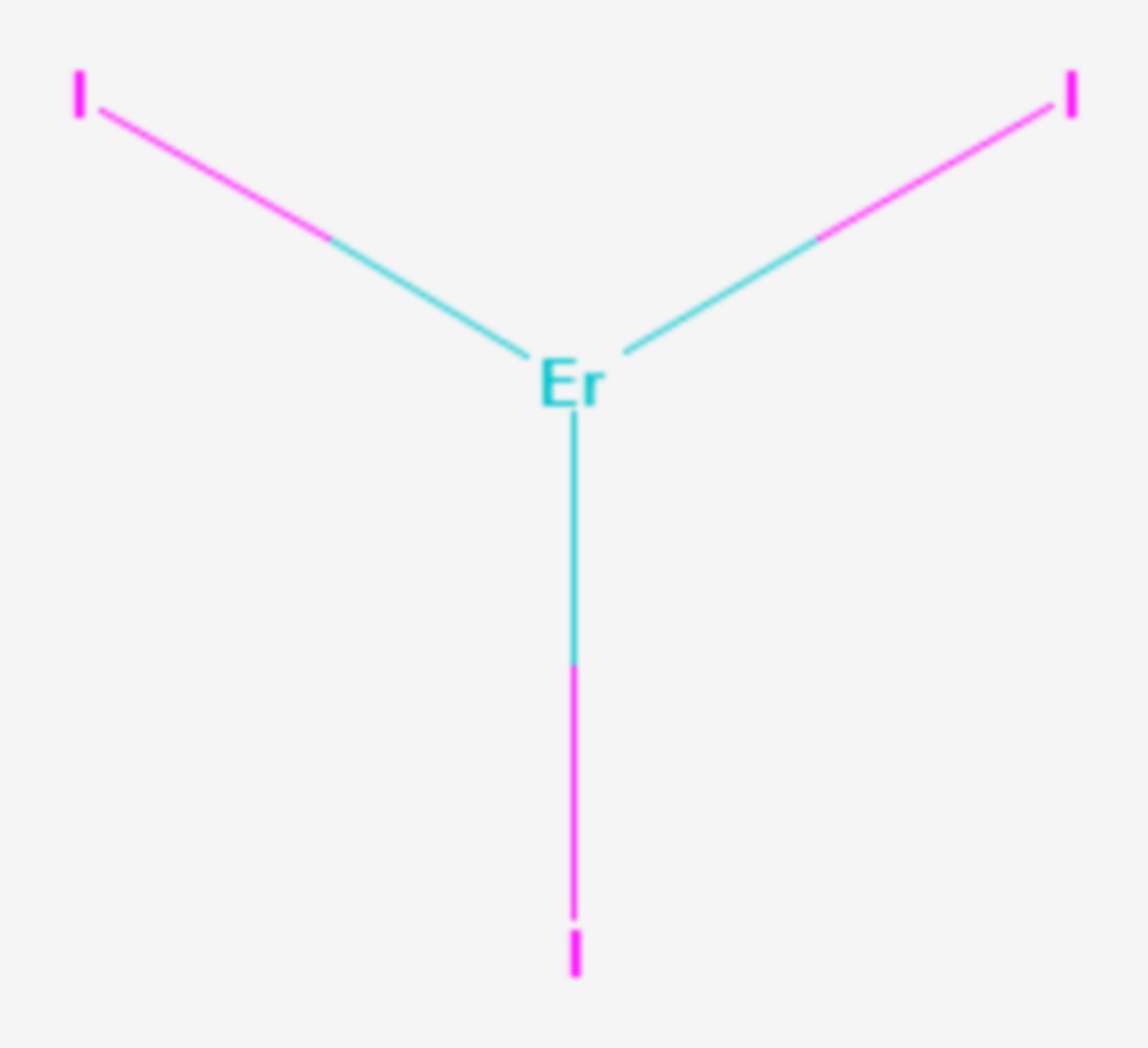 Erbium(III)-iodid (Strukturformel)