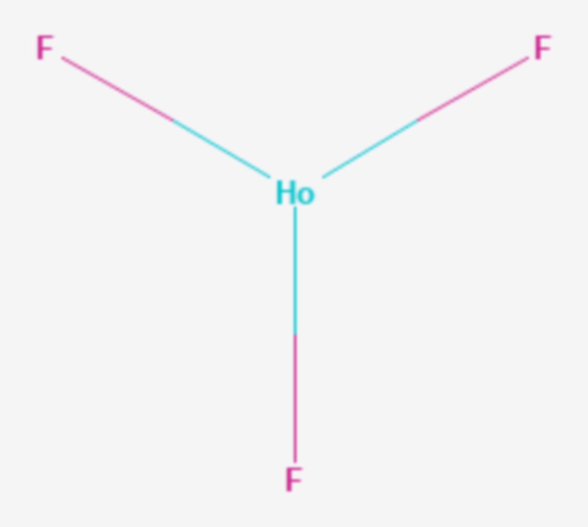 Holmium(III)-fluorid (Strukturformel)