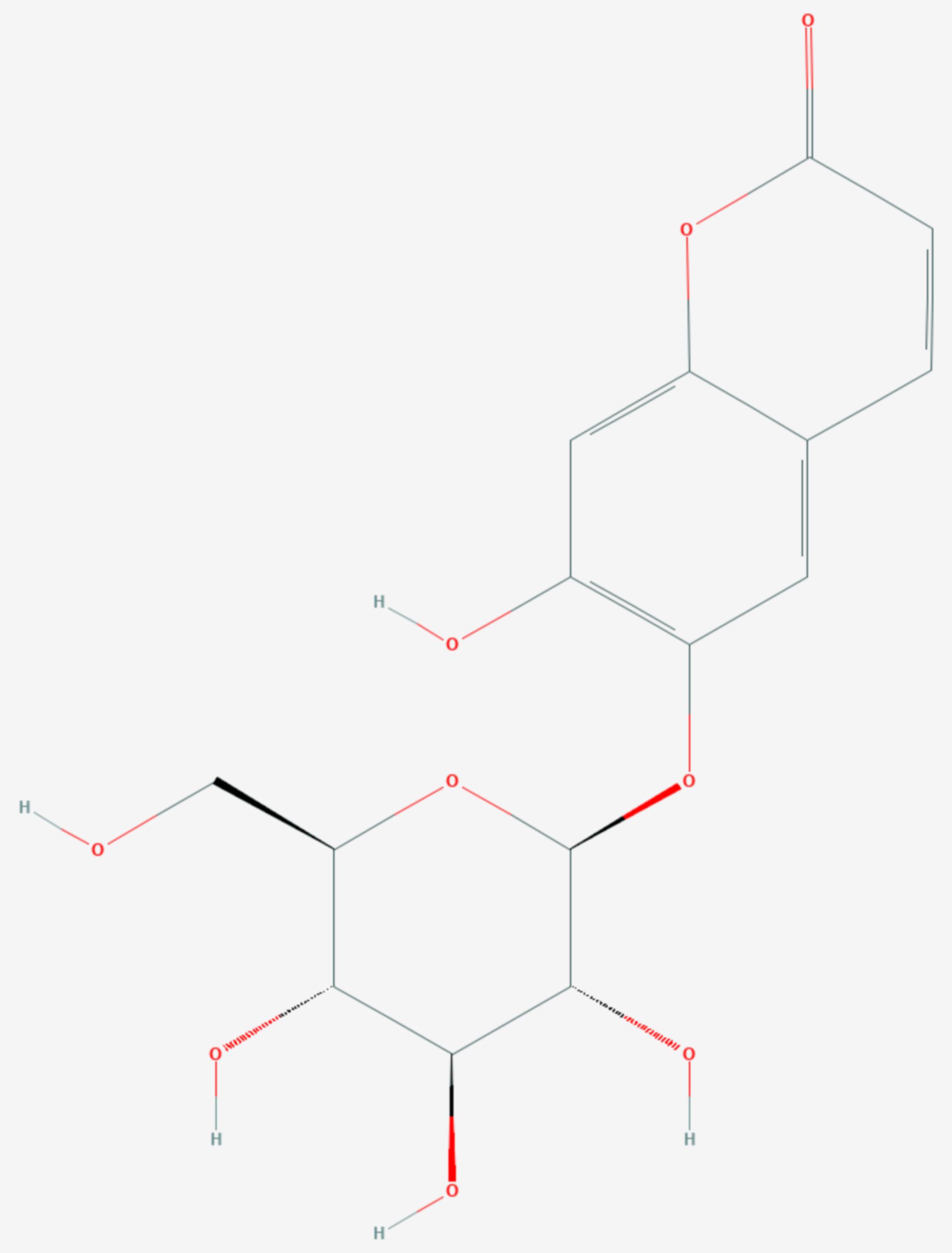 Aesculin (Strukturformel)