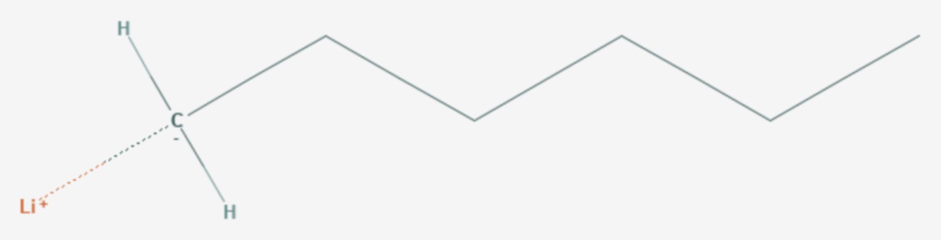Hexyllithium (Strukturformel)