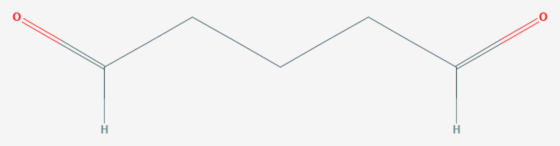 Glutaraldehyd (Strukturformel)