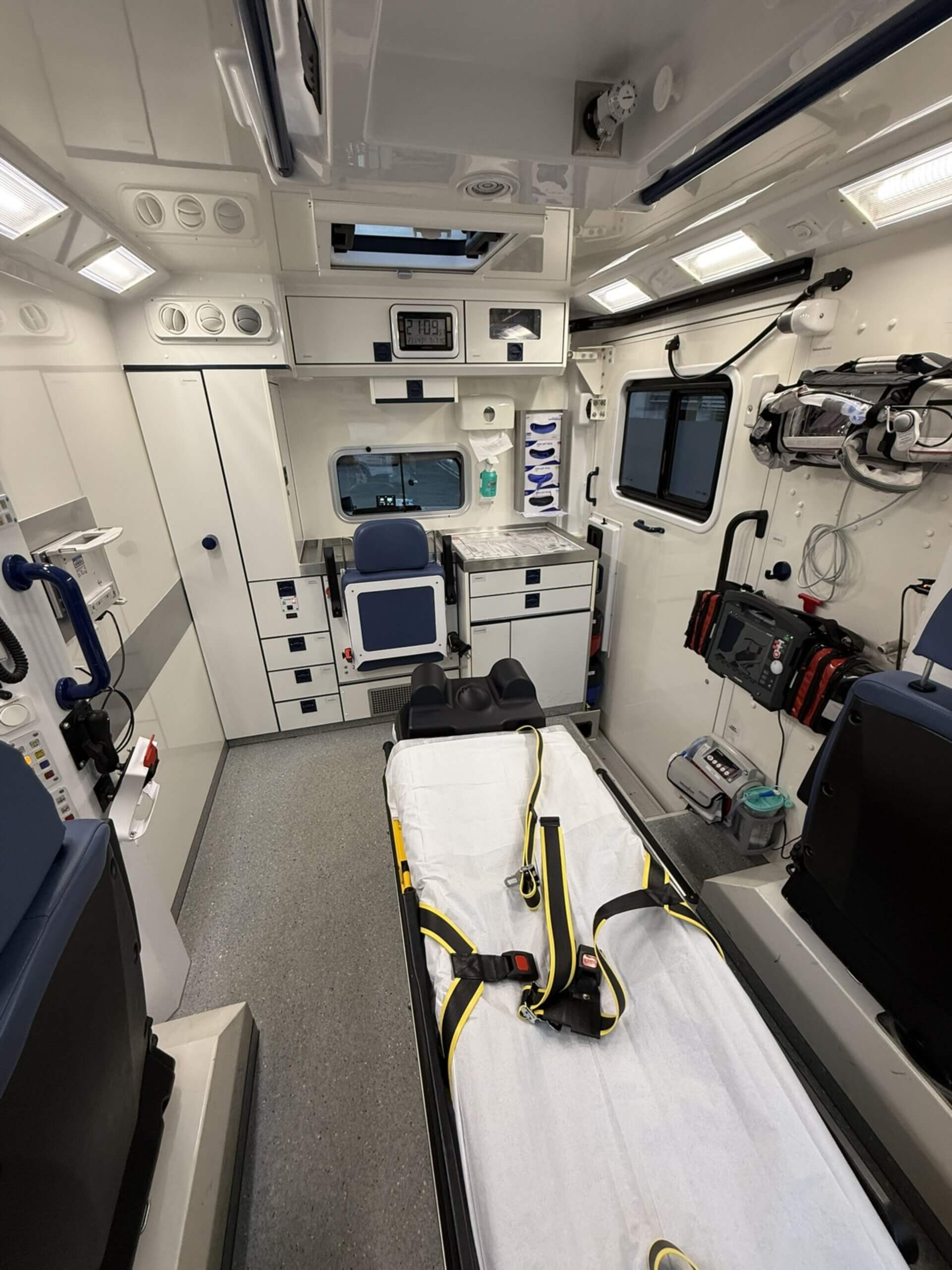 Patientenraum RTW Typ C