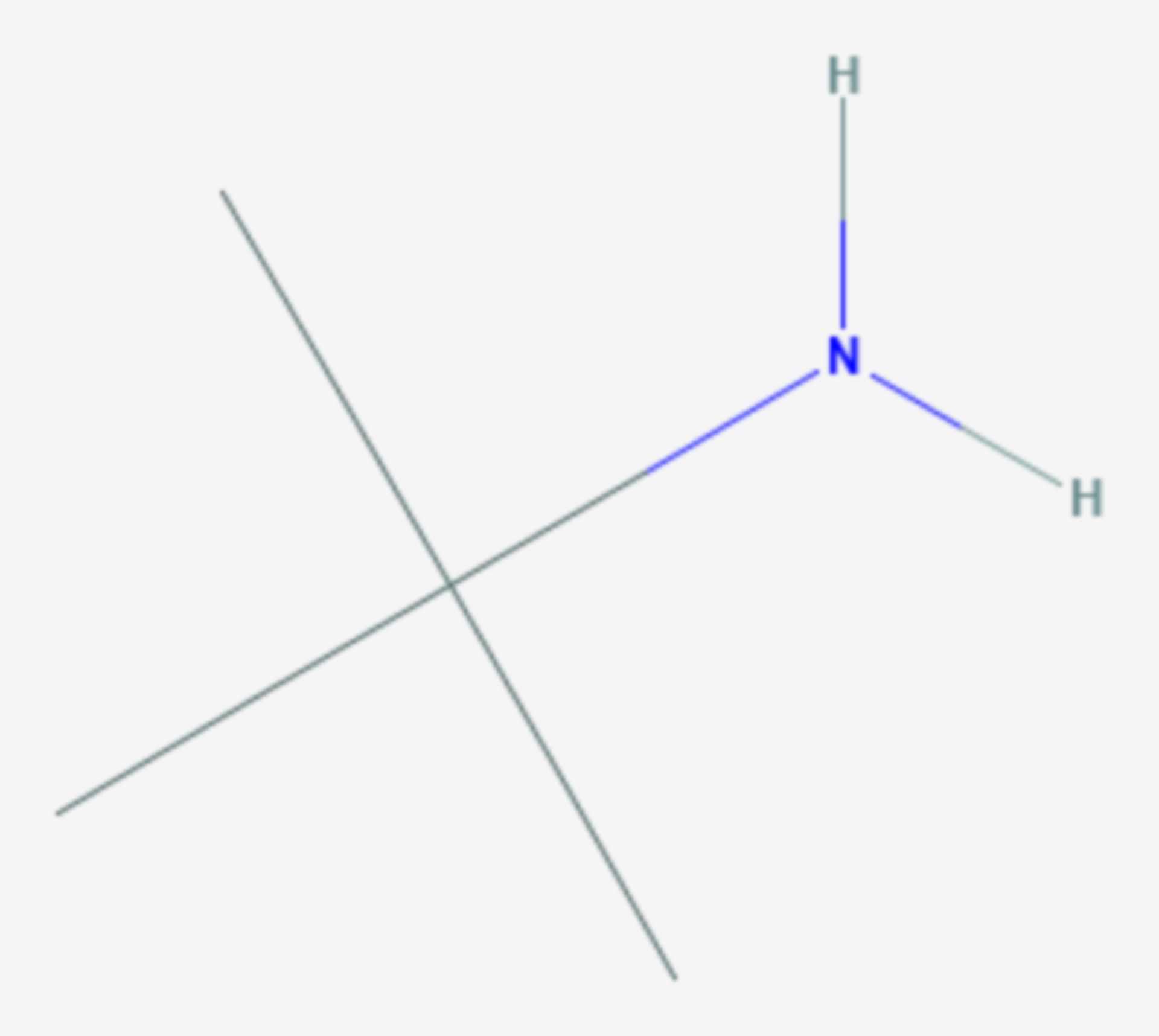 Tert-Butylamin (Strukturformel)
